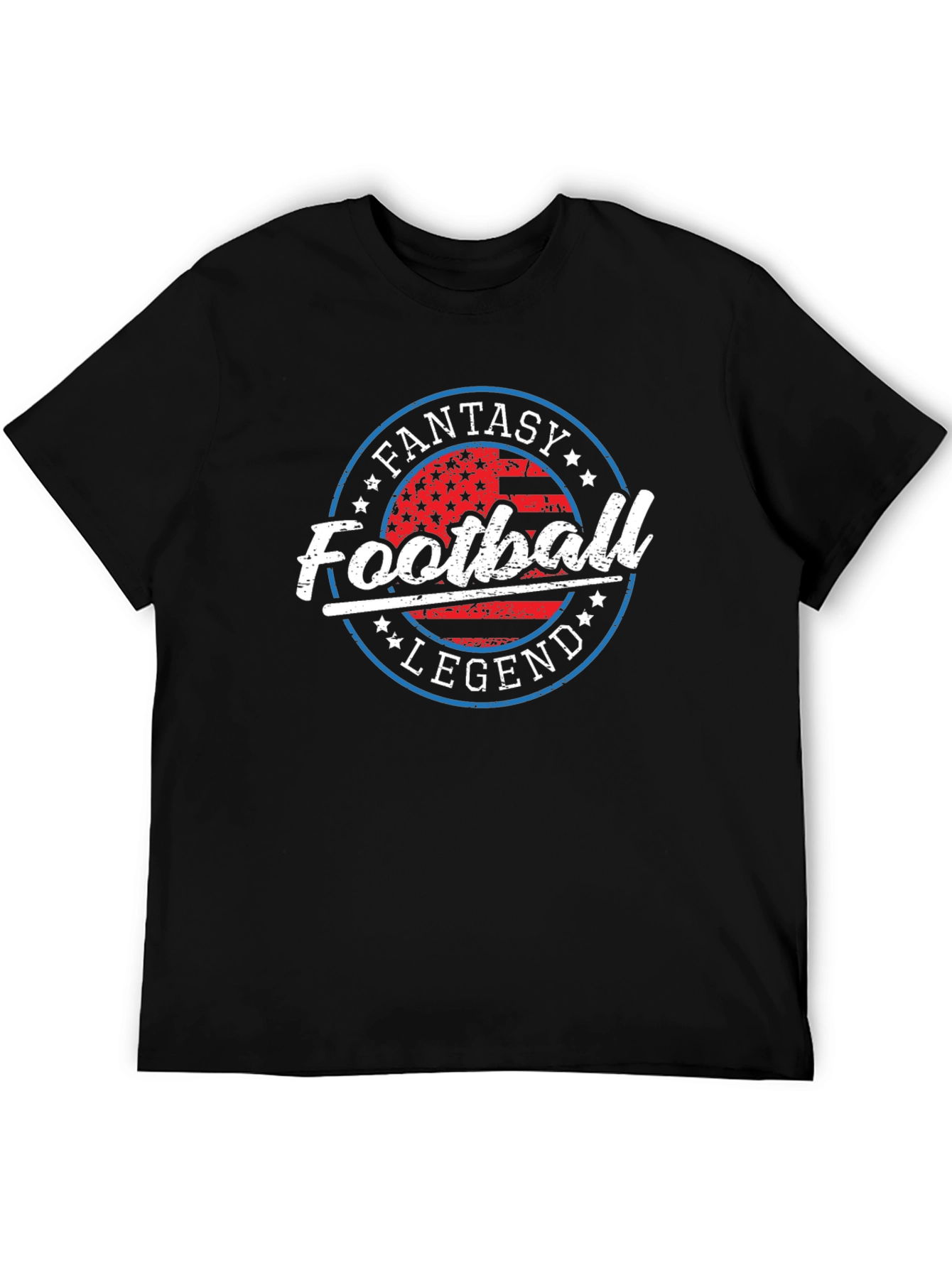 Fantasy Football Legend T-Shirt - Black Cotton Tee
