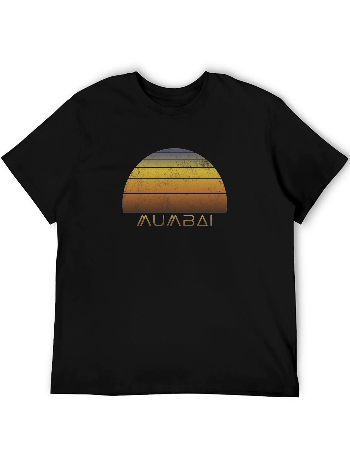 Retro Mumbai Sunset Graphic T-Shirt