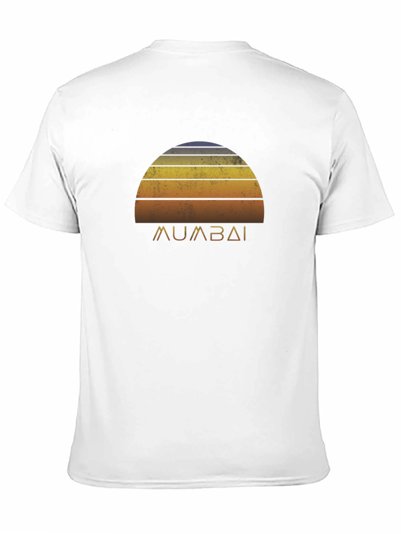 Retro Mumbai Sunset Graphic T-Shirt