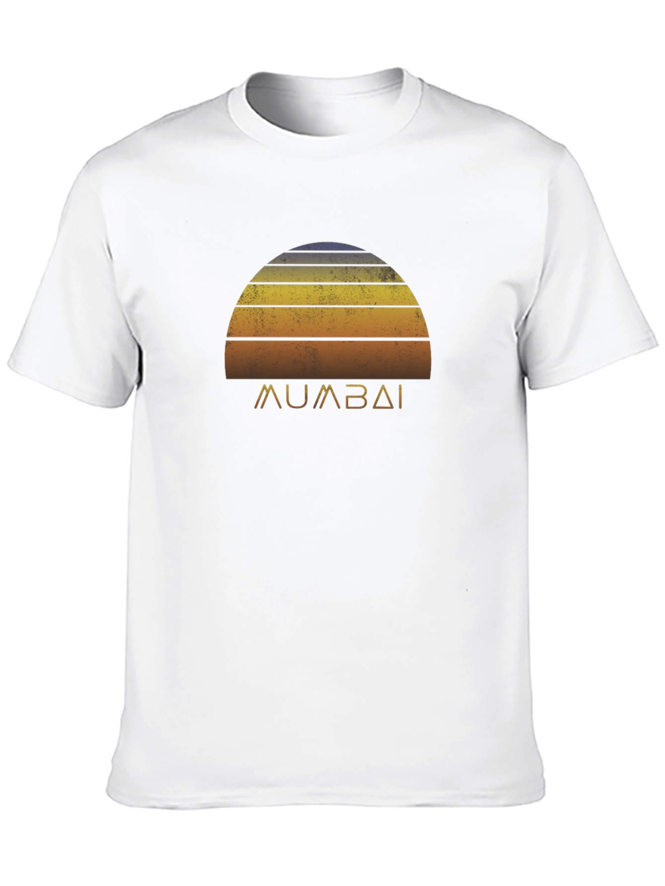 Retro Mumbai Sunset Graphic T-Shirt