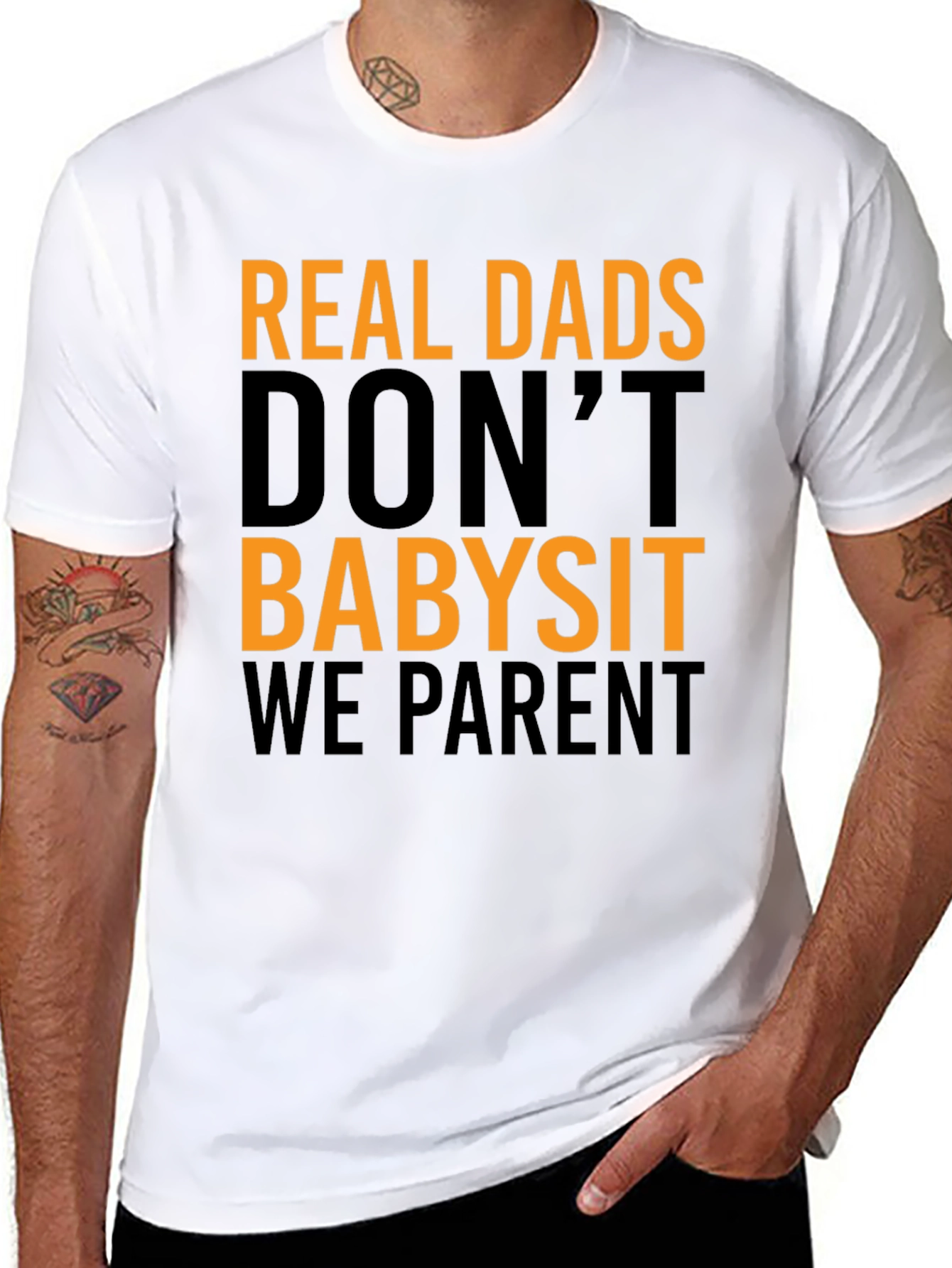 Real Dads Parent T-Shirt - Fathers Day Gift