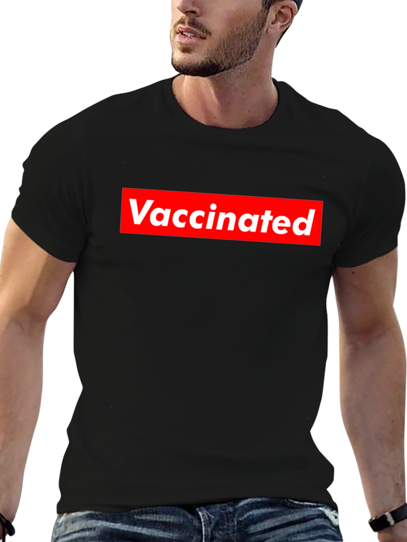 Vaccinated Graphic Tee - Bold Statement Shirt