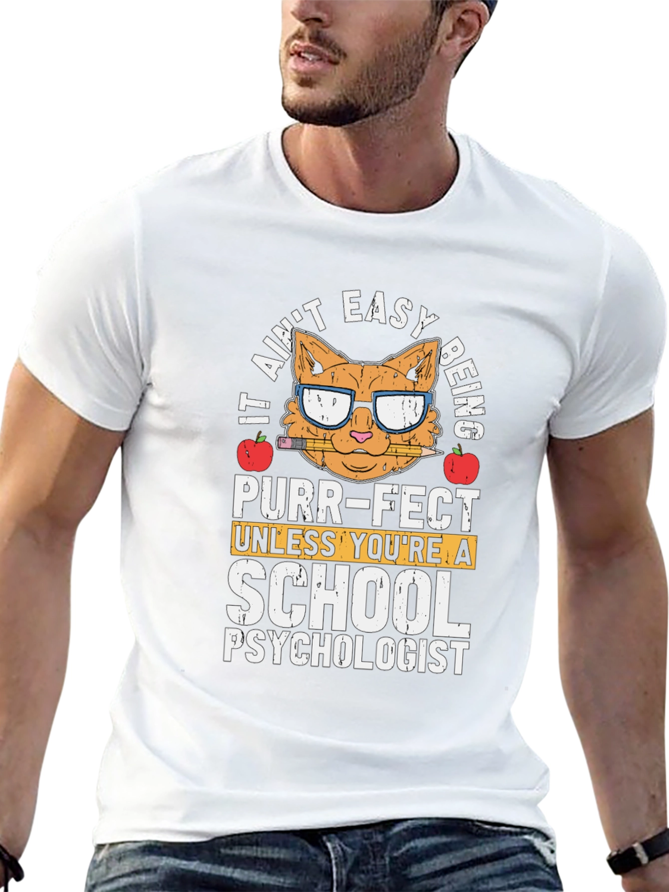 Purr-Fect School Psychologist T-Shirt