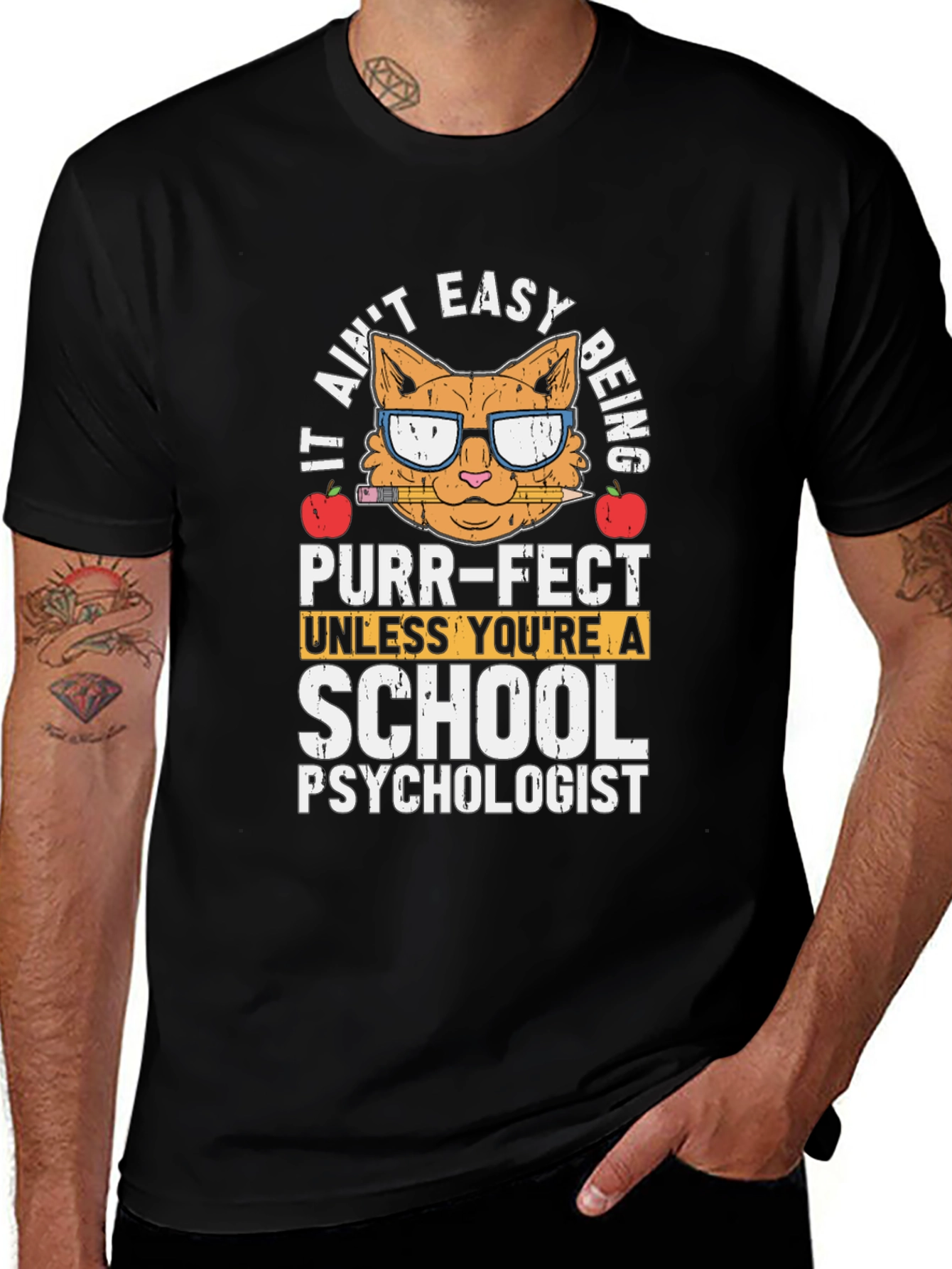 Purr-Fect School Psychologist T-Shirt