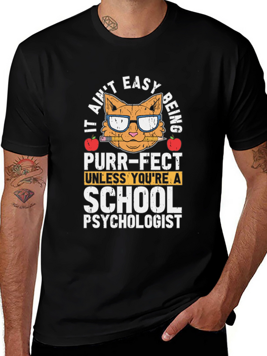 Purr-Fect School Psychologist T-Shirt
