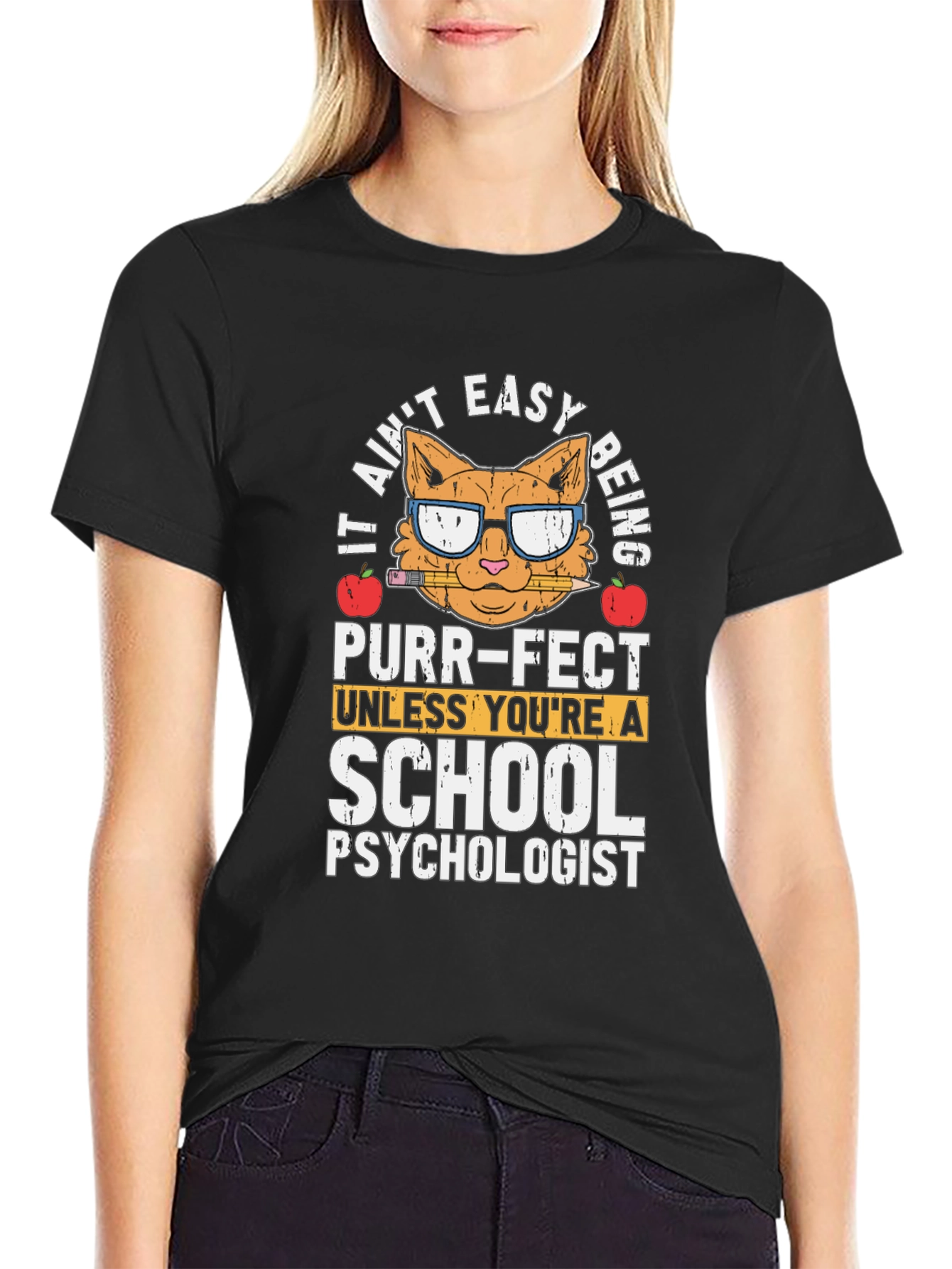 Purr-Fect School Psychologist T-Shirt