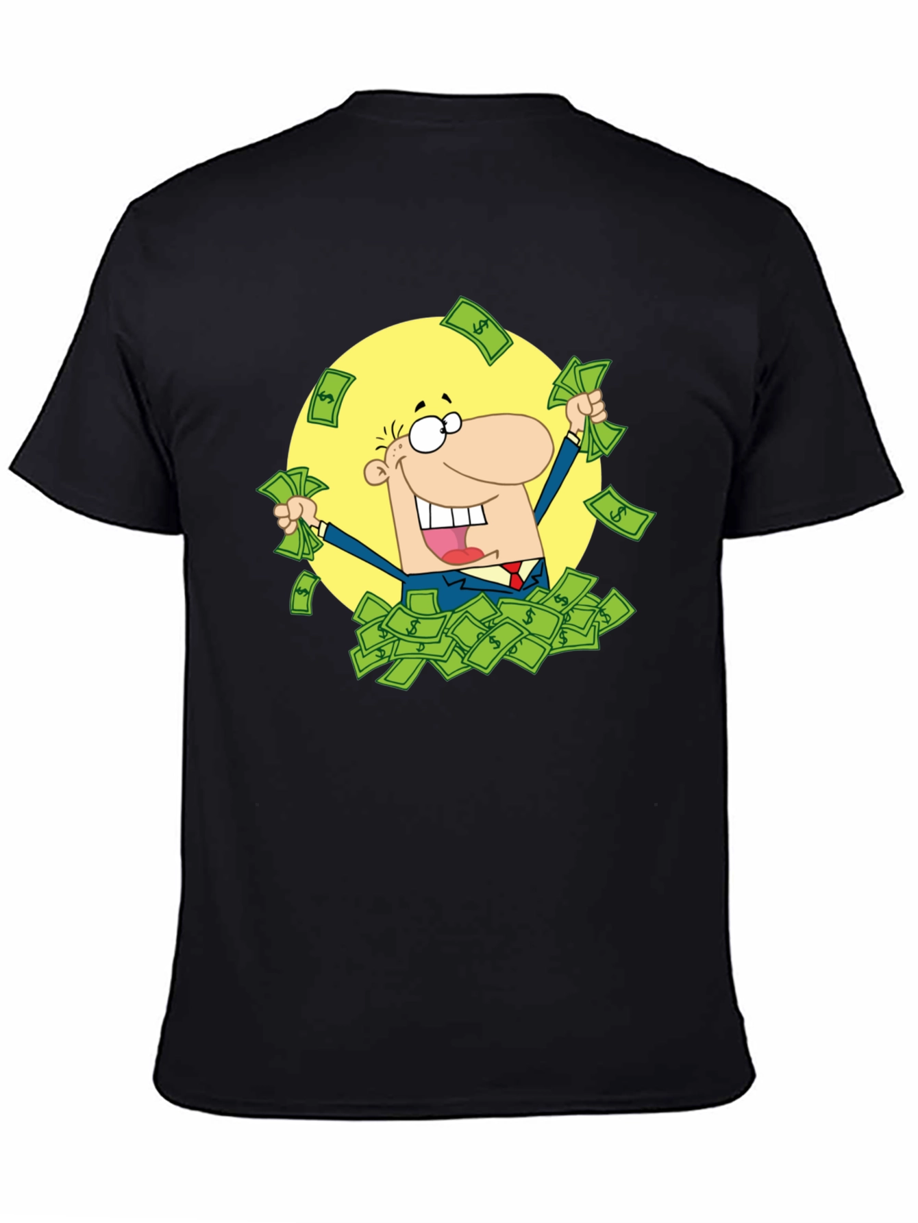 Money Man Black T-Shirt