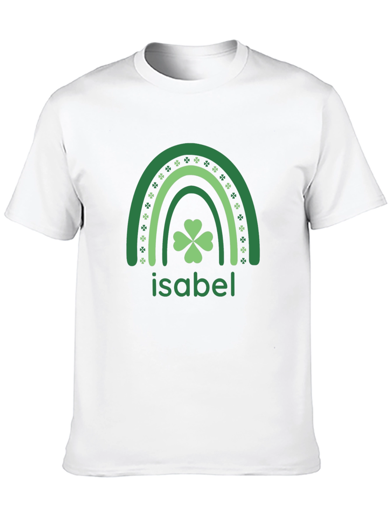 St. Patricks Day Rainbow Shamrock Isabel T-Shirt