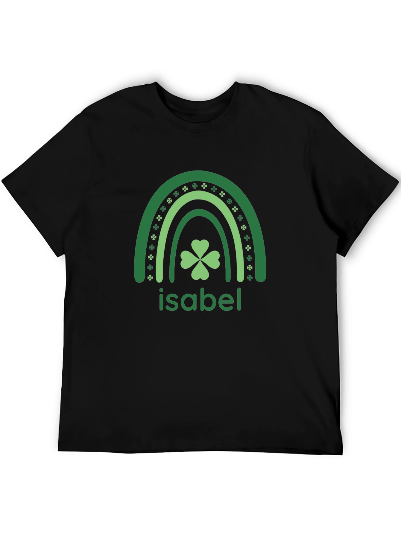 St. Patricks Day Rainbow Shamrock Isabel T-Shirt
