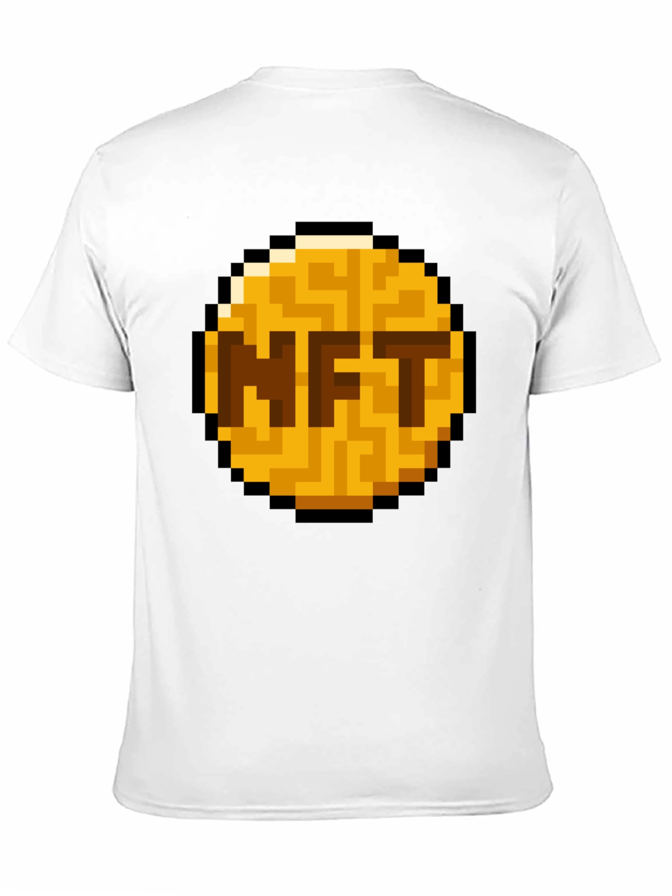Pixelated NFT Token Graphic T-Shirt