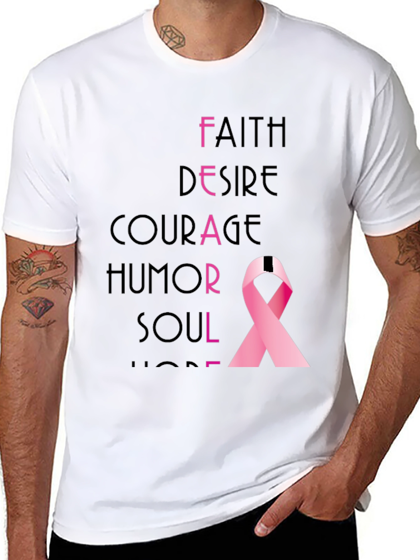 Faith Courage Humor Soul T-Shirt