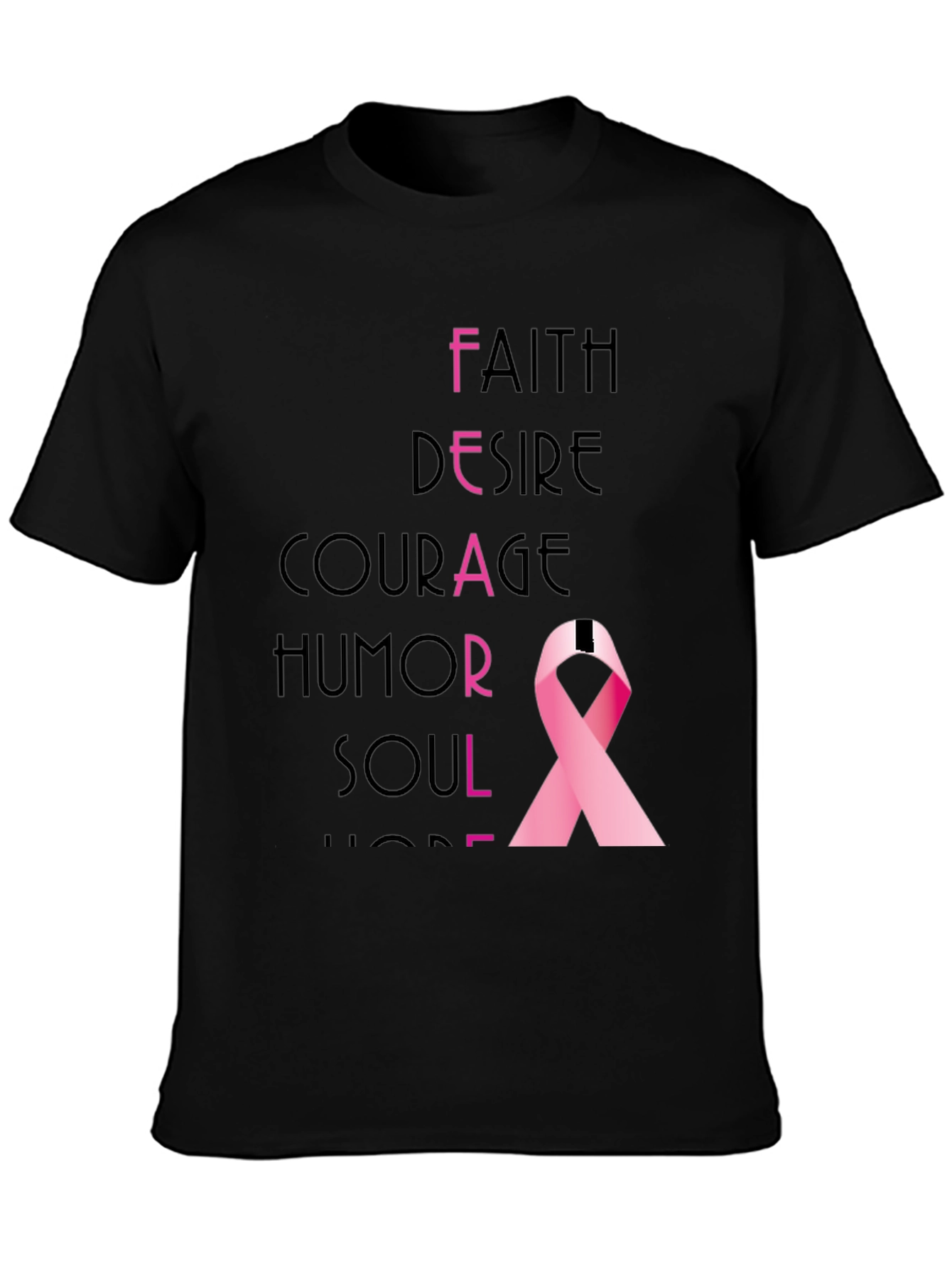Faith Courage Humor Soul T-Shirt