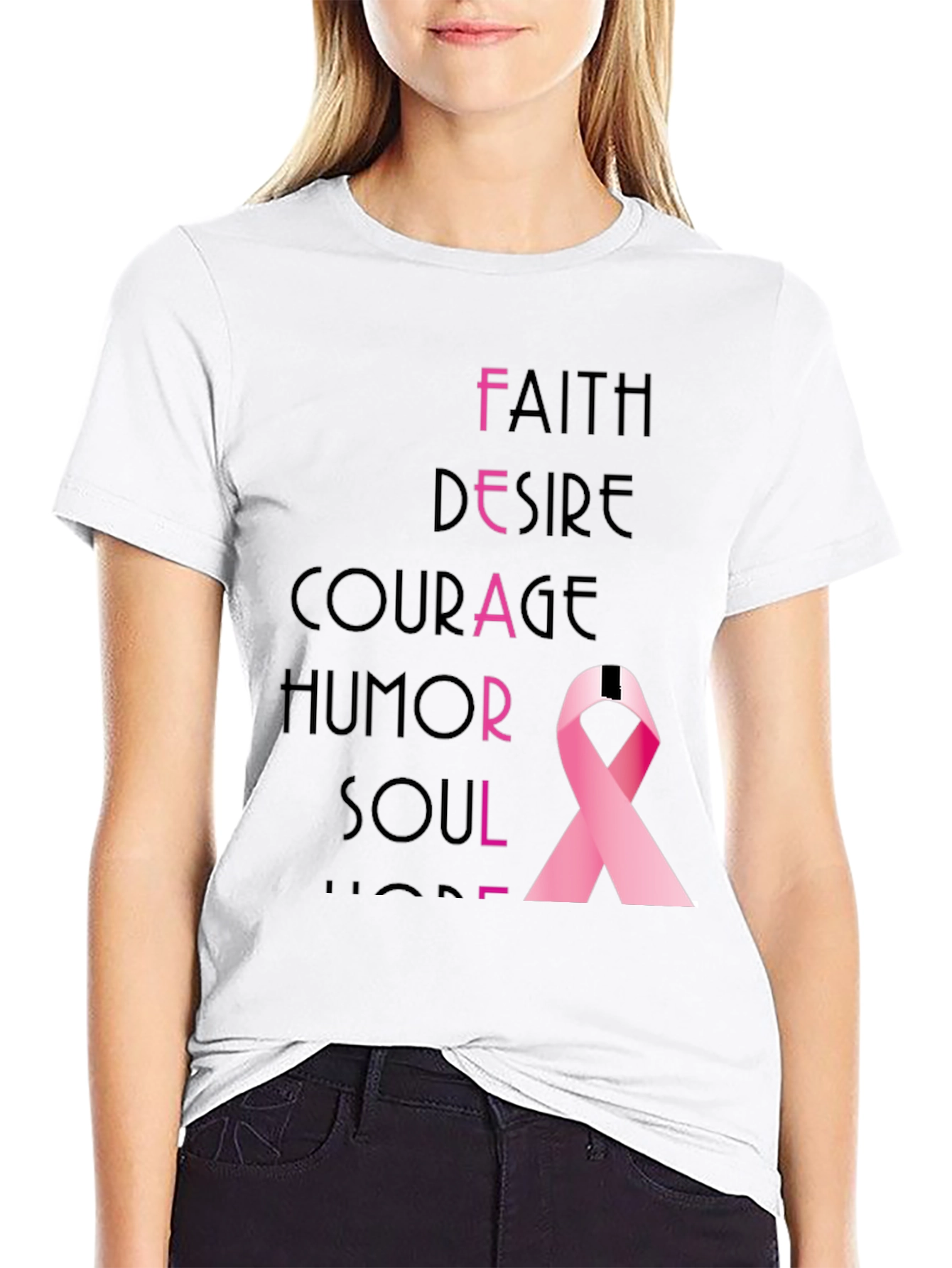 Faith Courage Humor Soul T-Shirt