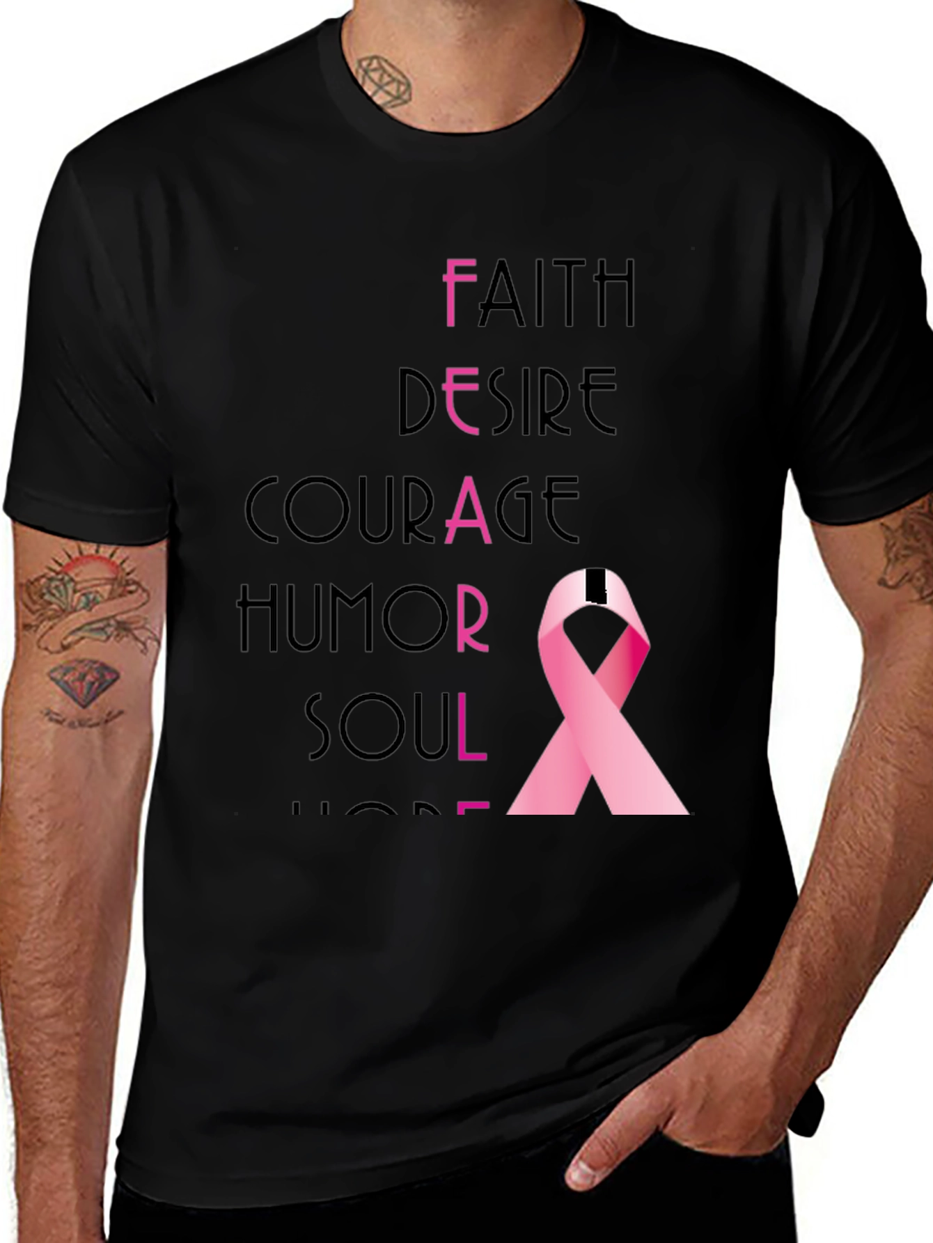 Faith Courage Humor Soul T-Shirt