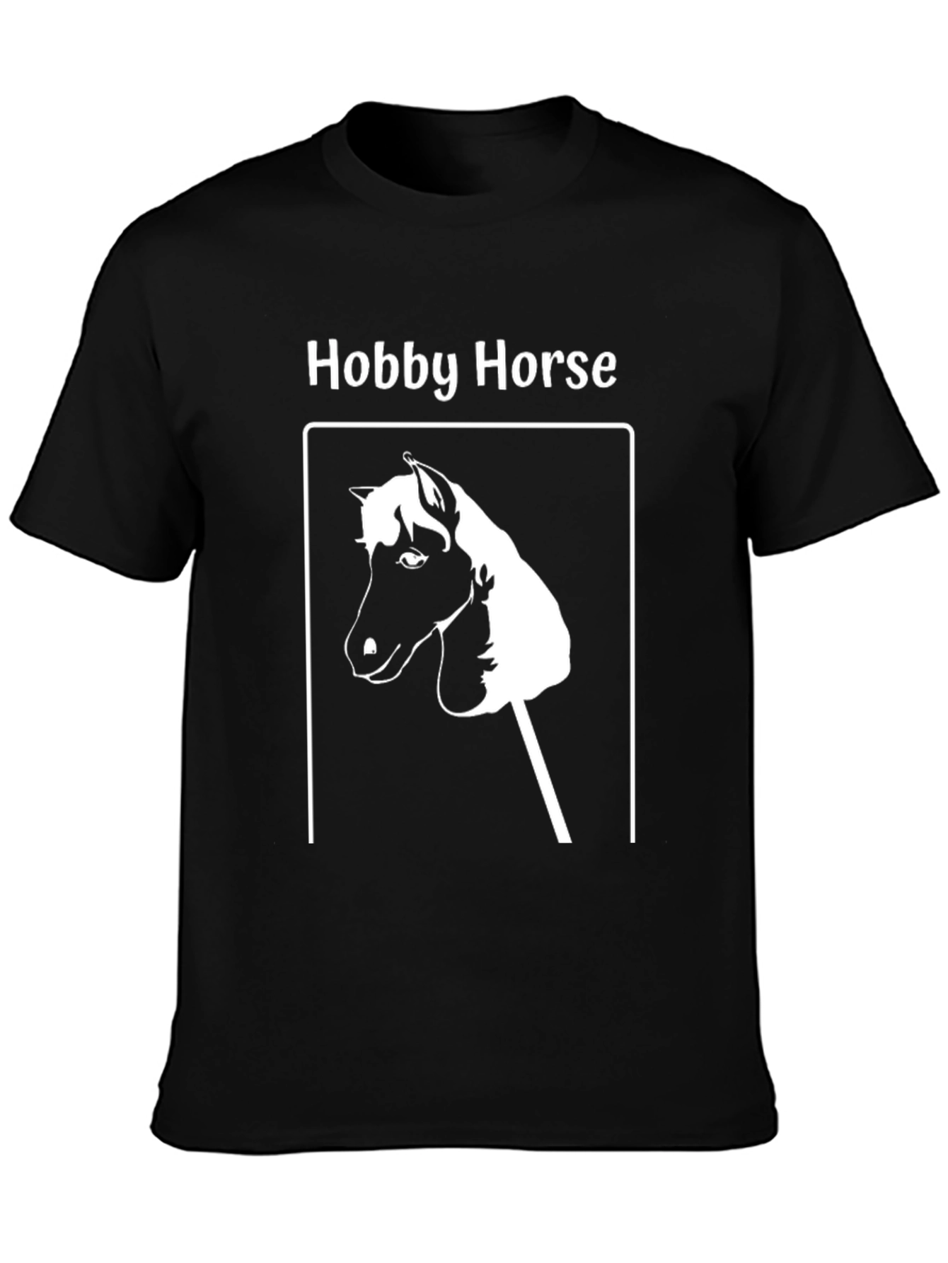 Hobby Horse Graphic Tee - Novelty Unisex T-Shirt