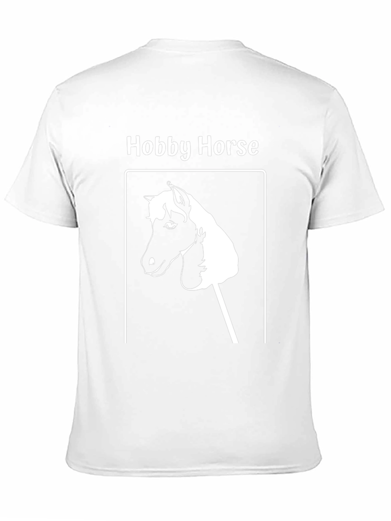 Hobby Horse Graphic Tee - Novelty Unisex T-Shirt