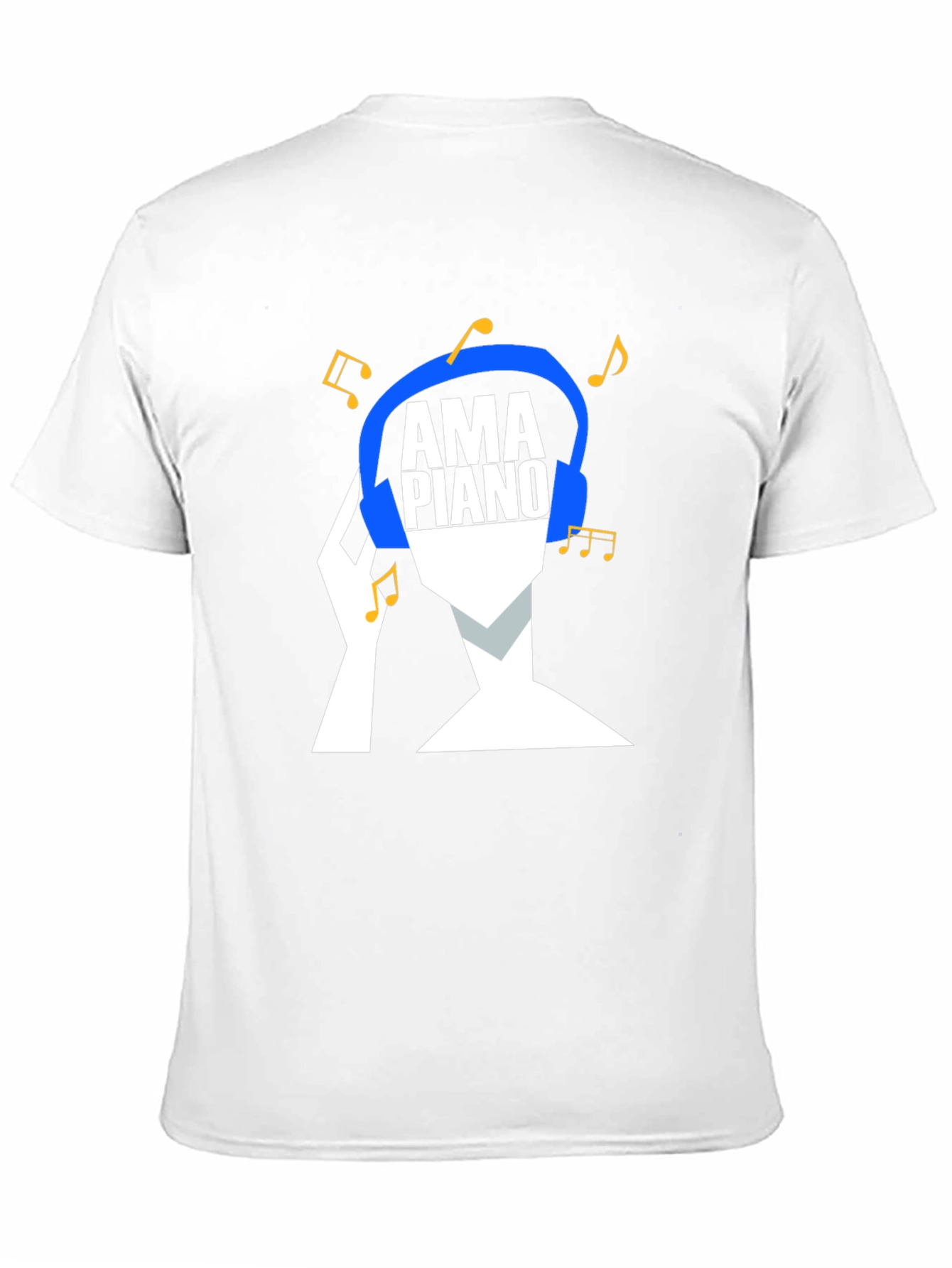 AmPiano Music Lover Tee - Black Cotton Graphic T-Shirt
