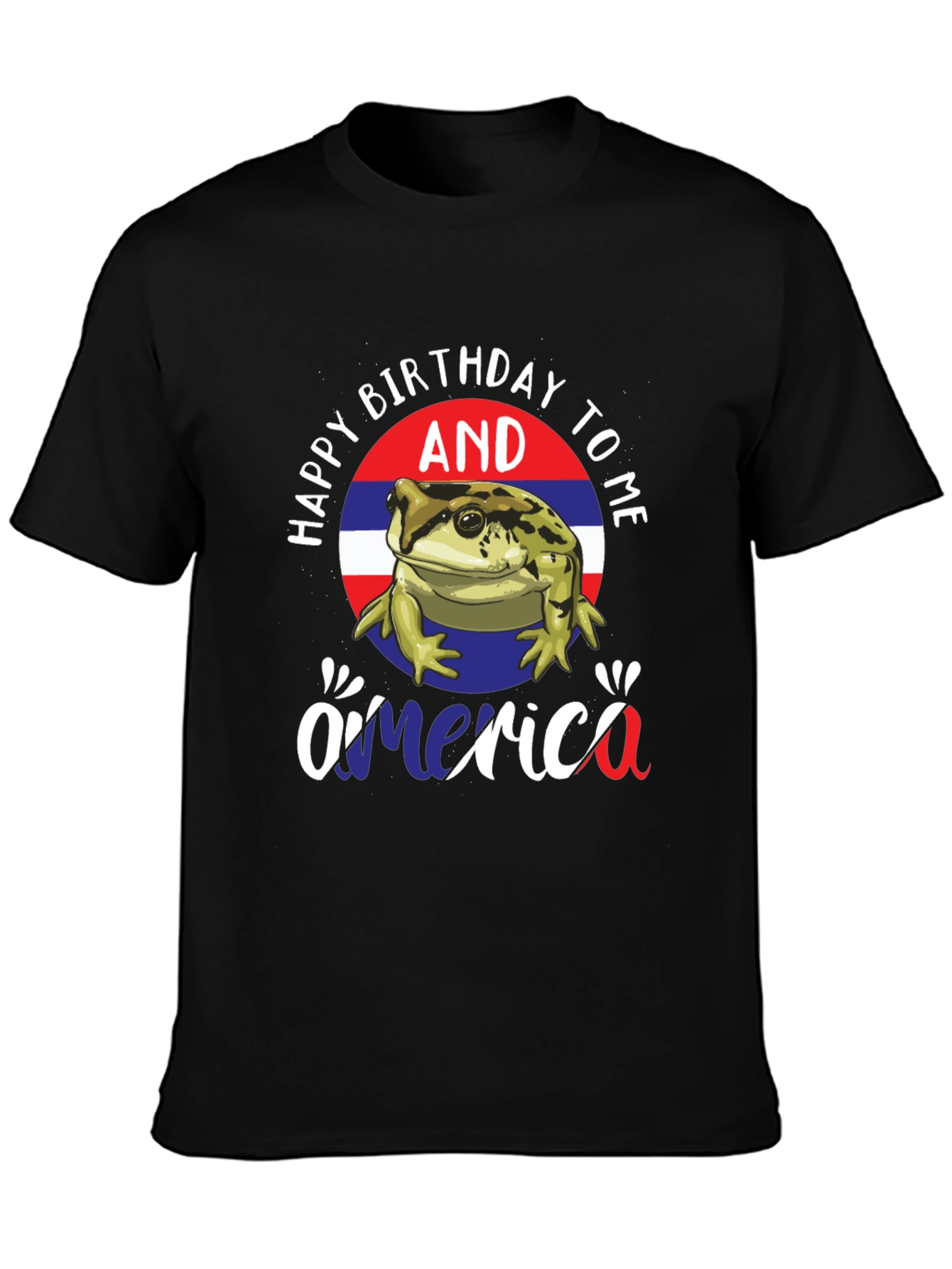 Happy Birthday America Frog T-Shirt