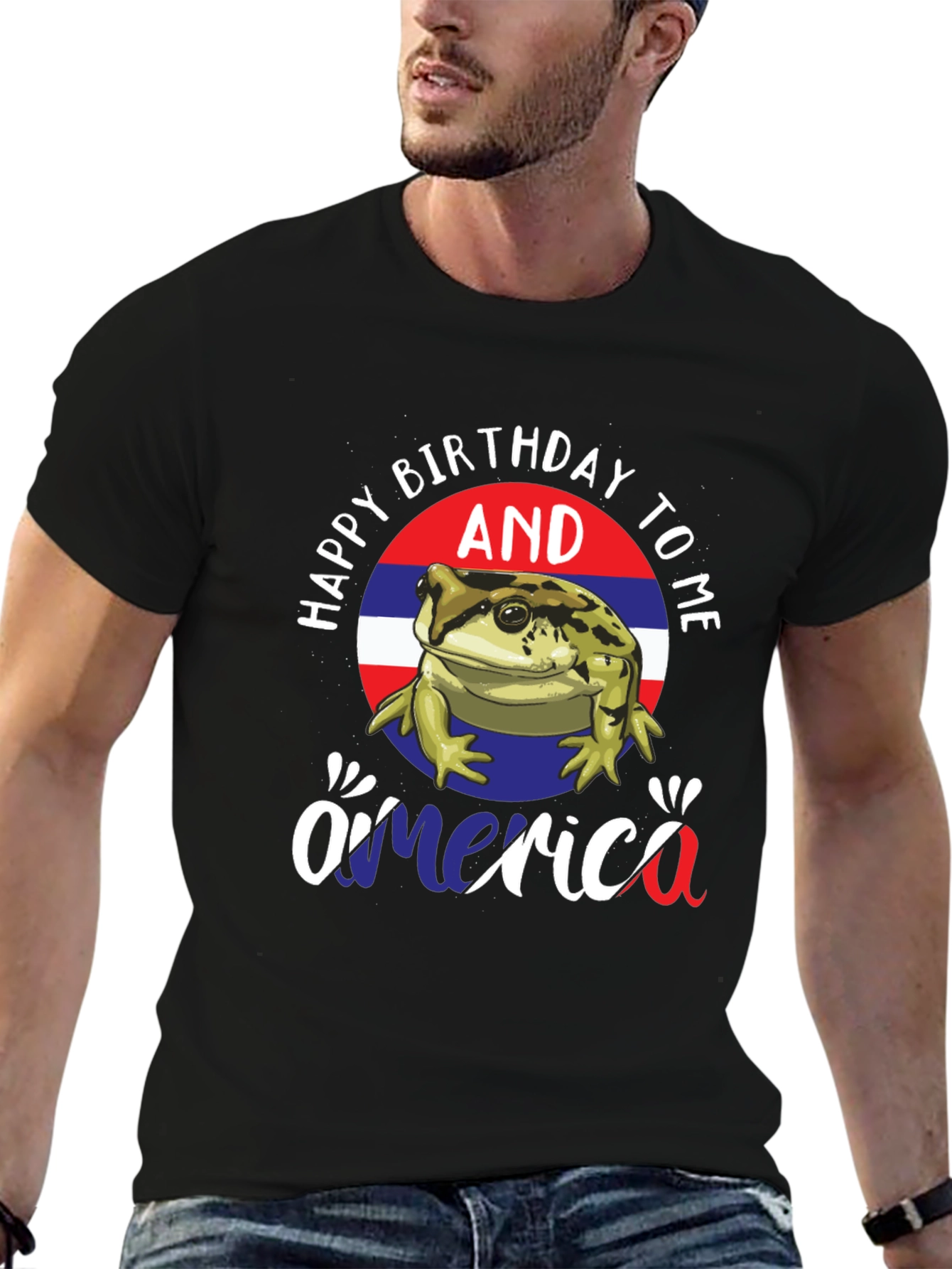 Happy Birthday America Frog T-Shirt