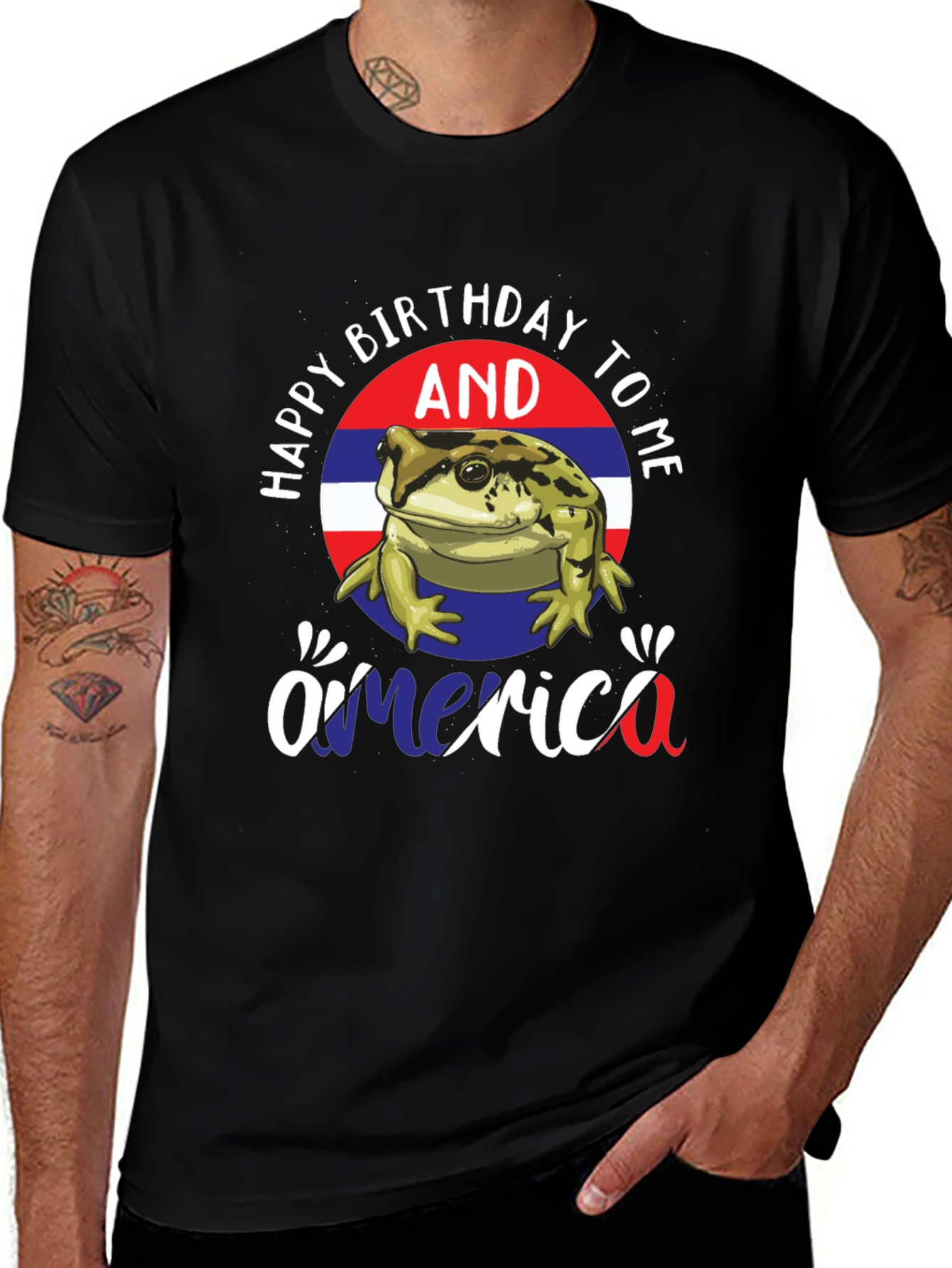 Happy Birthday America Frog T-Shirt