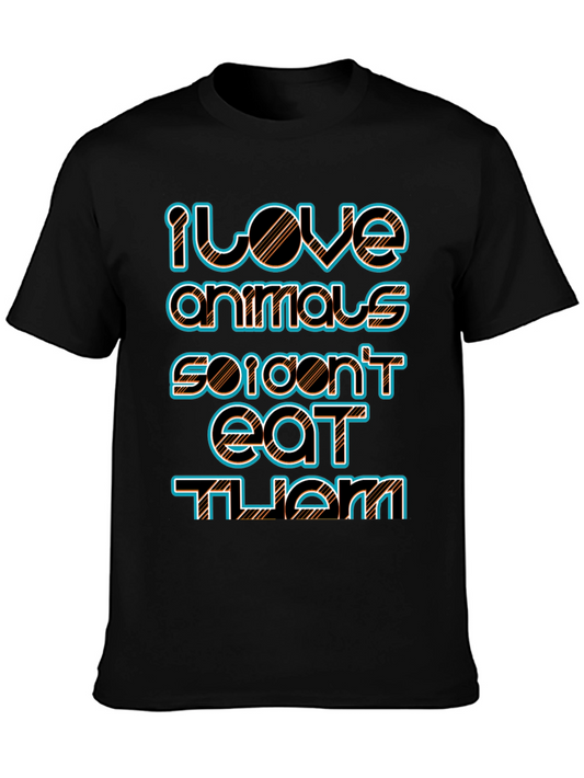 I Love Animals Vegan Tee