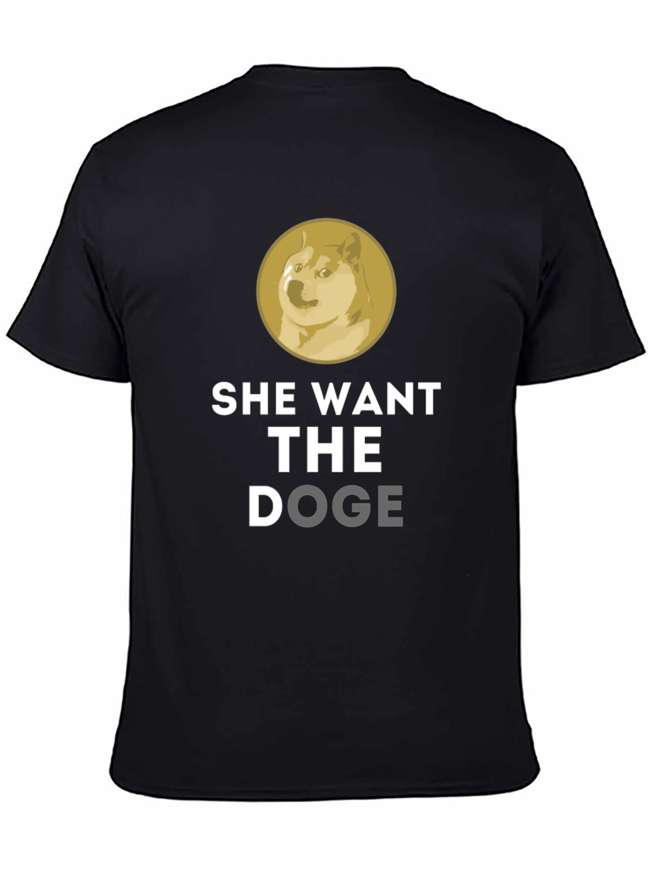 She Want The Doge Funny Meme T-Shirt