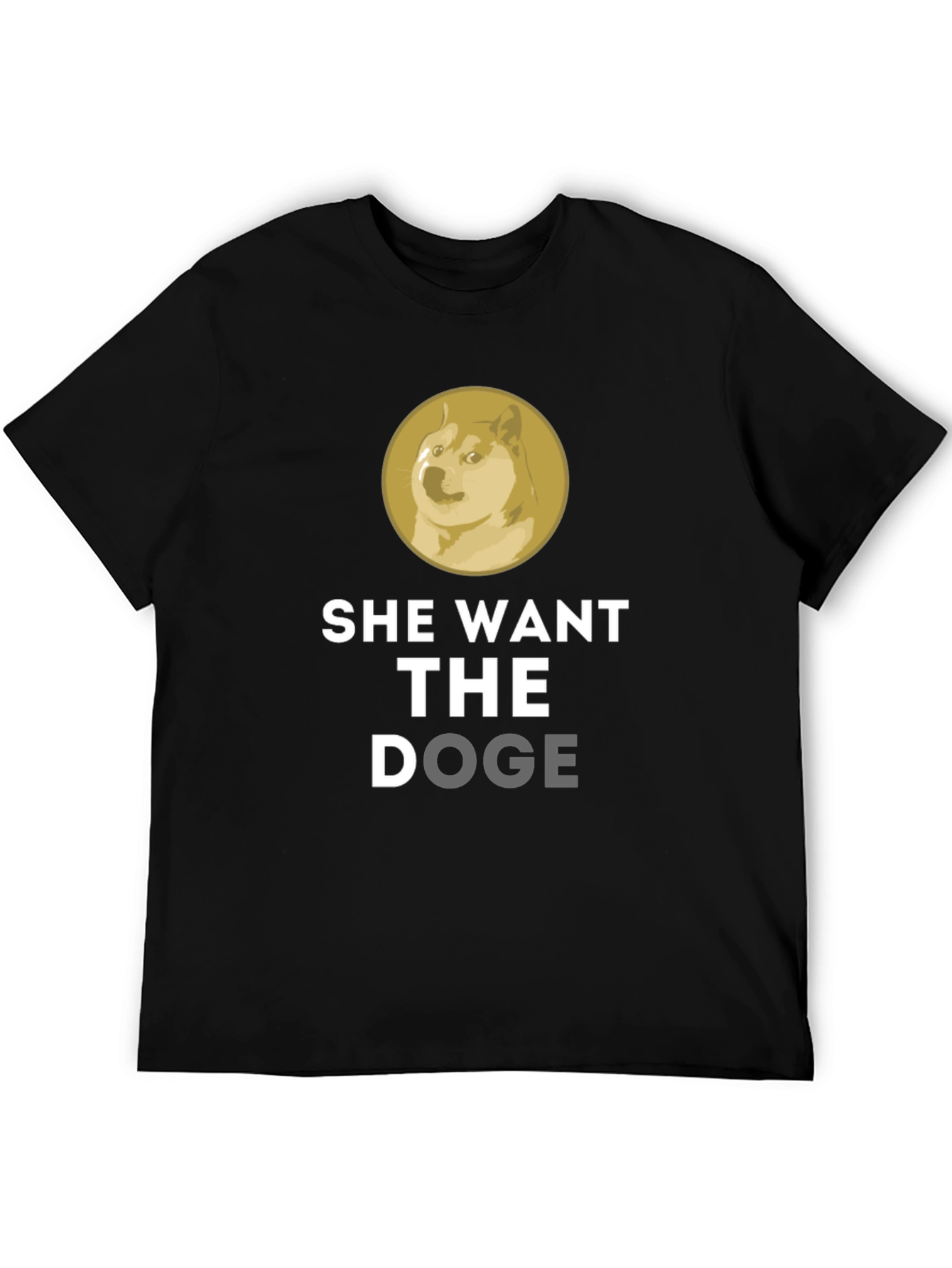 She Want The Doge Funny Meme T-Shirt