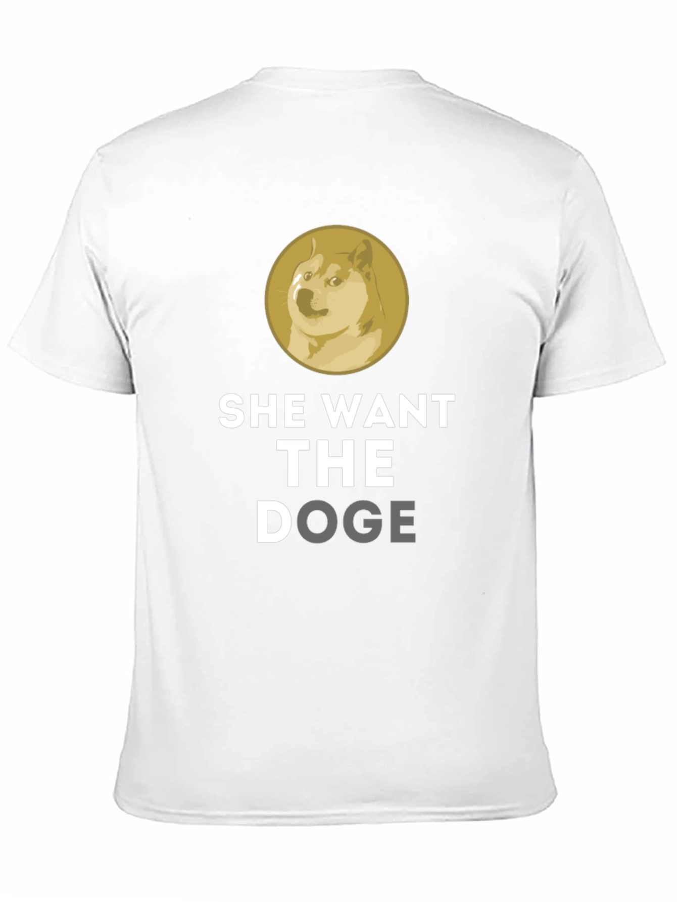 She Want The Doge Funny Meme T-Shirt