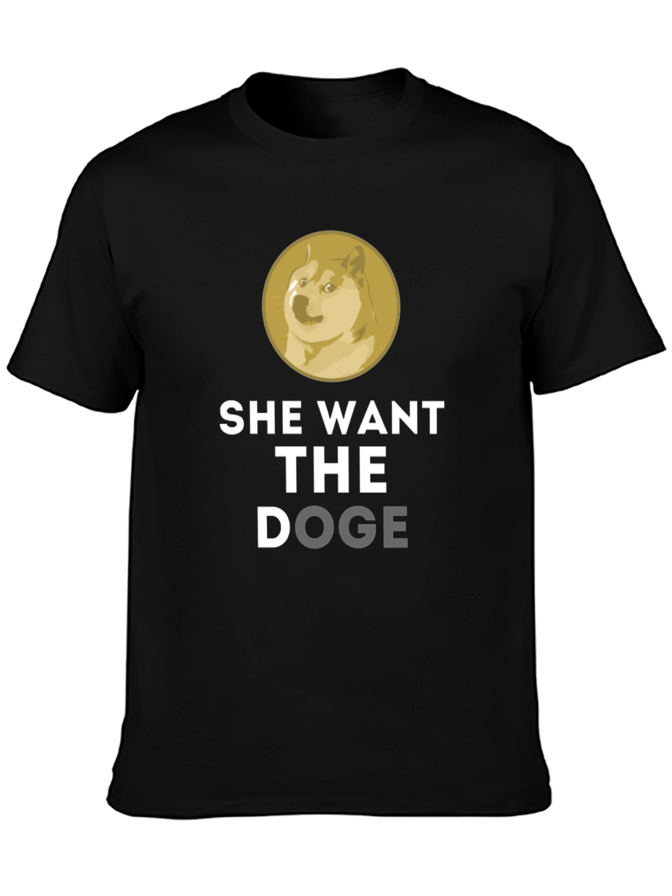 She Want The Doge Funny Meme T-Shirt