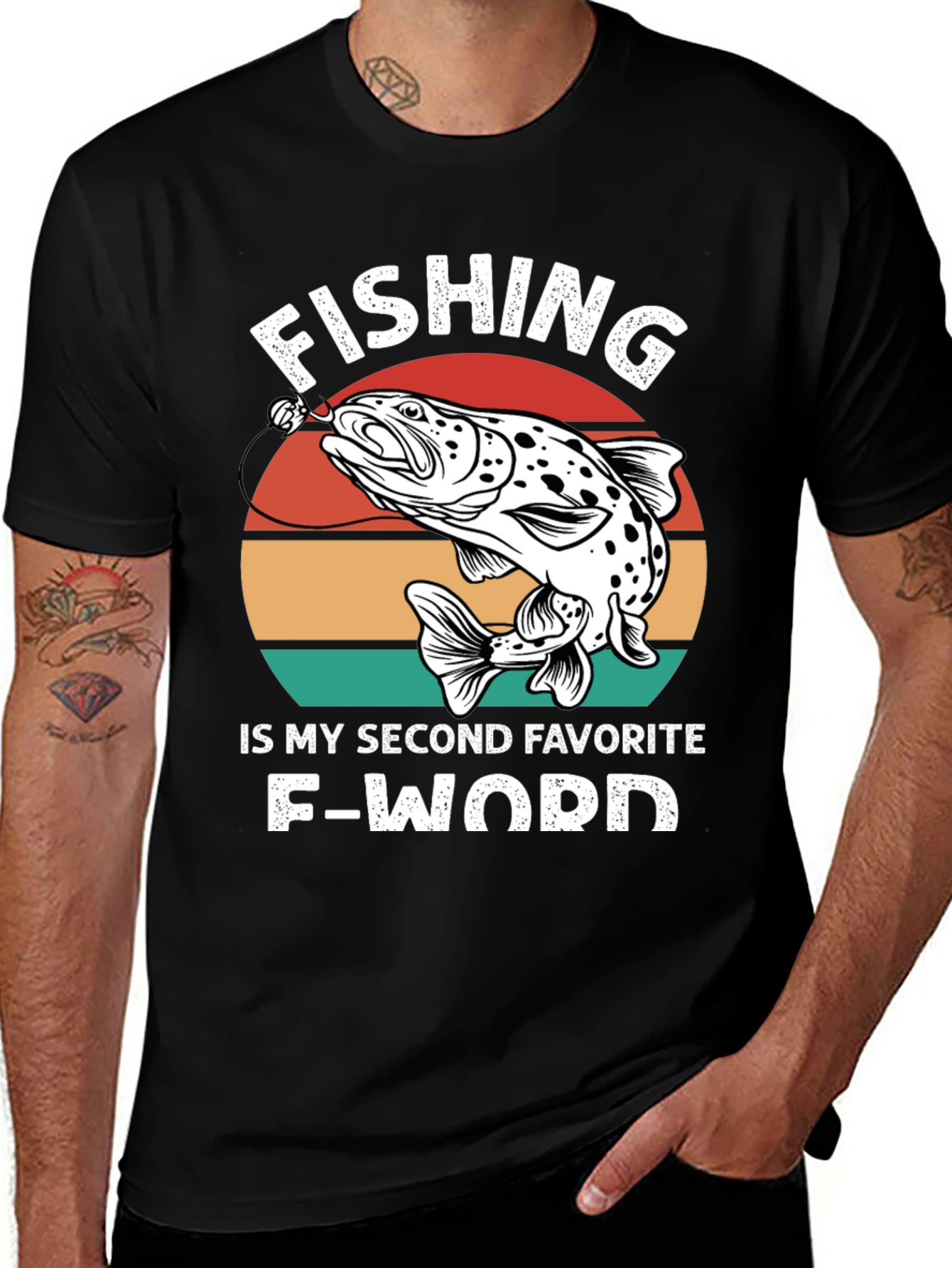 Fishing Second Favorite F-Word T-Shirt