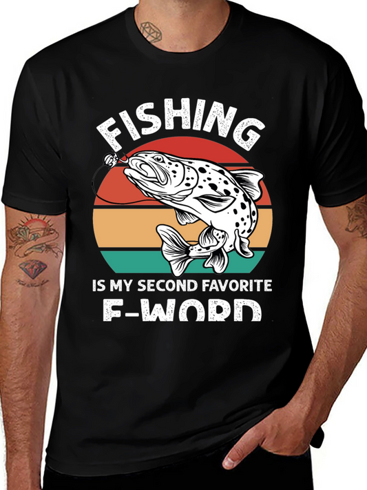 Fishing Second Favorite F-Word T-Shirt