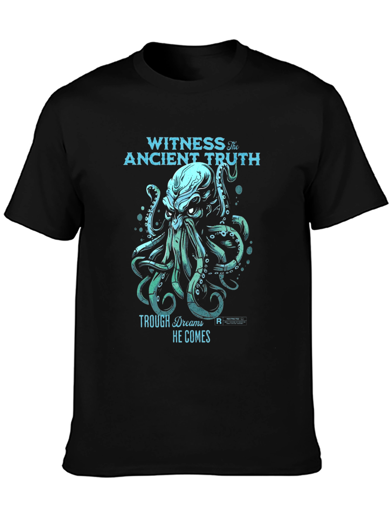 Witness the Ancient Truth Kraken Graphic T-Shirt