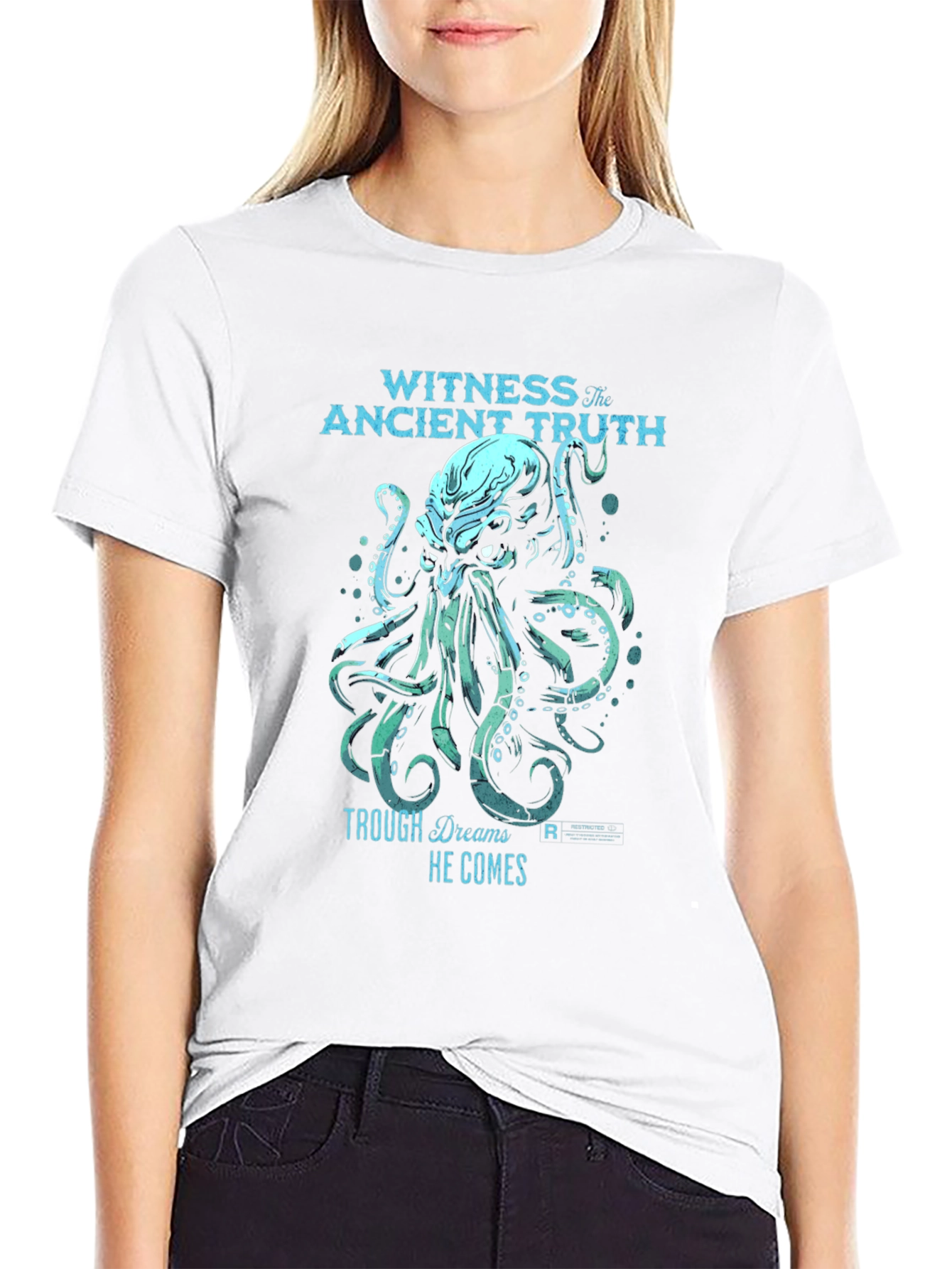 Witness the Ancient Truth Kraken Graphic T-Shirt