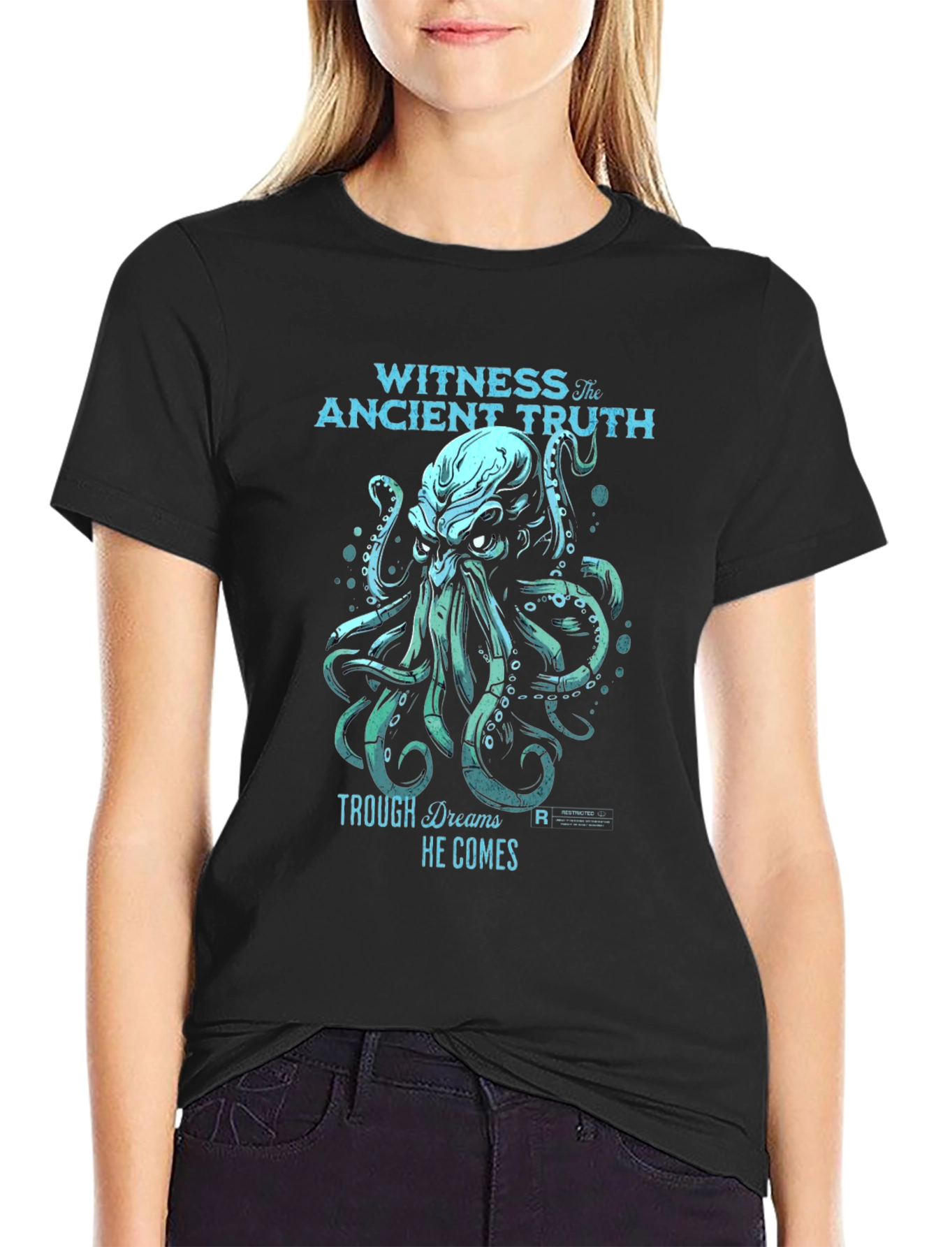 Witness the Ancient Truth Kraken Graphic T-Shirt