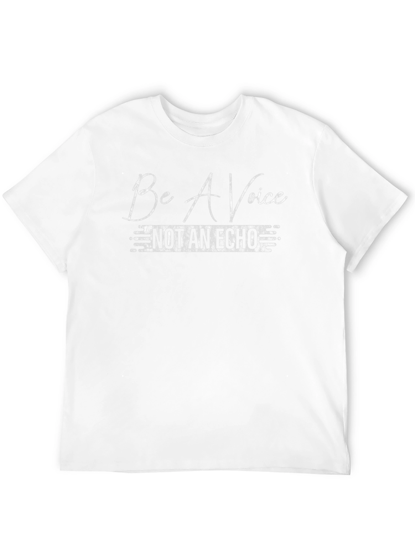 Be A Voice Tee - Black Graphic T-Shirt