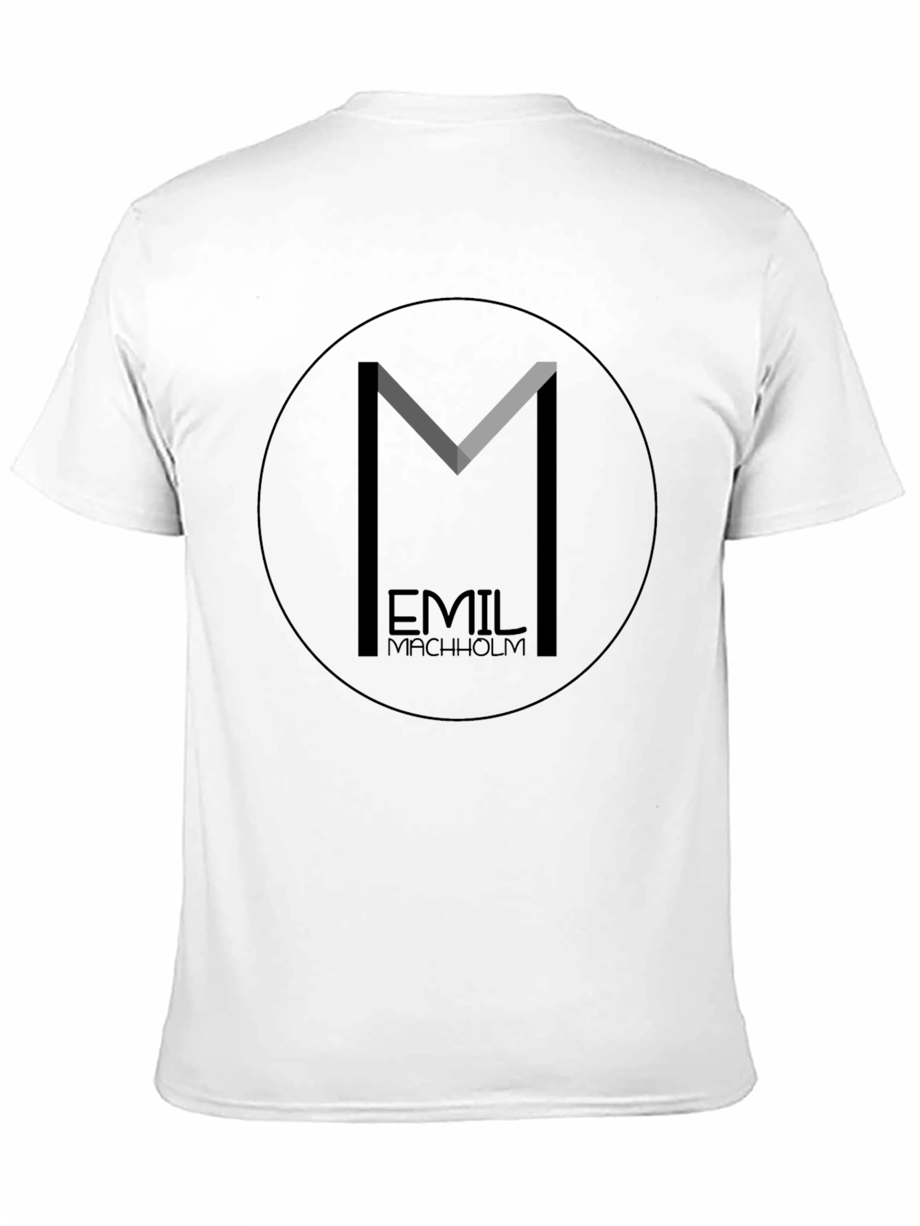 Emil Machholm Black Graphic Tee - Modern Style