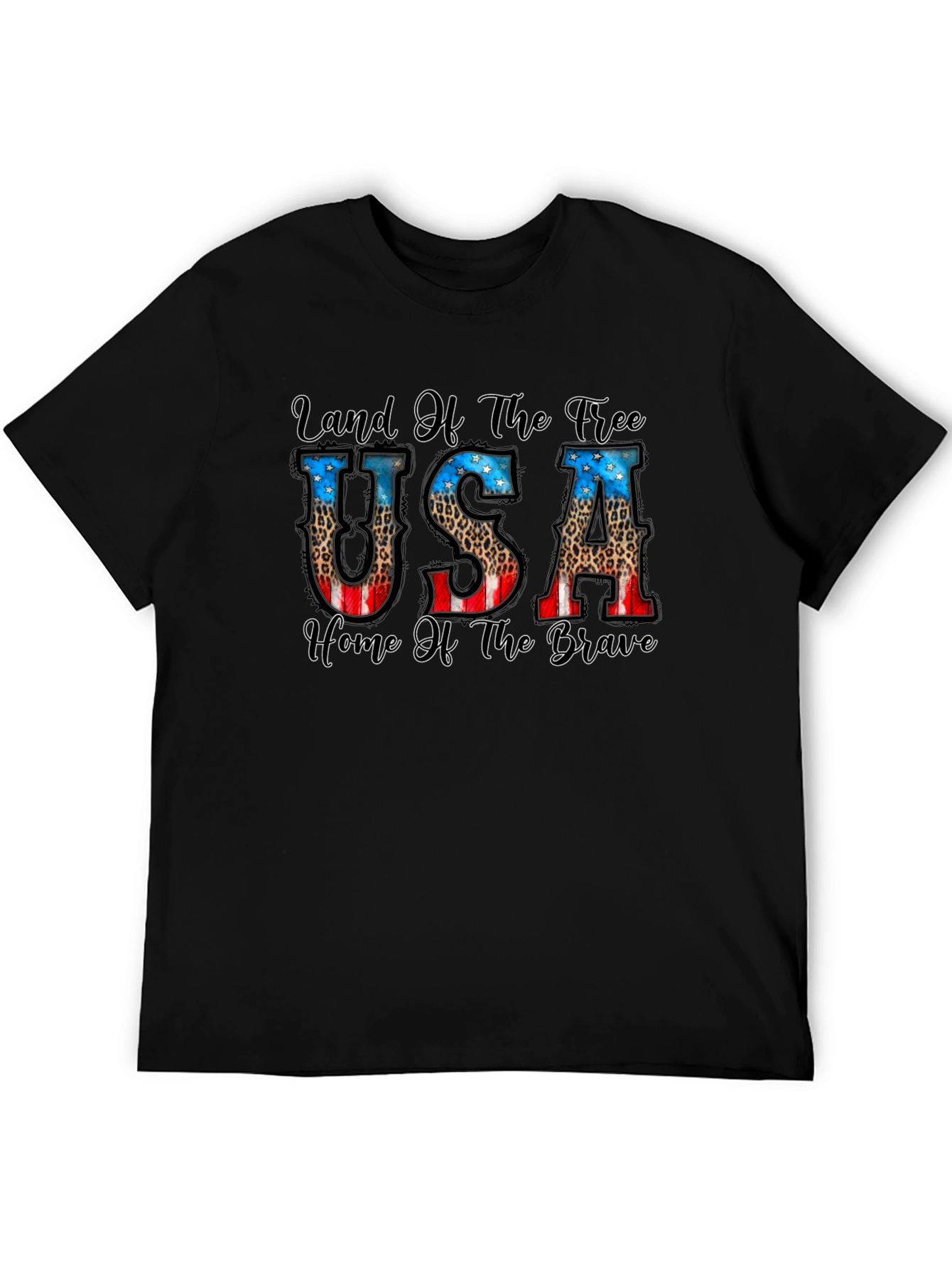 USA Land of the Free Graphic Tee