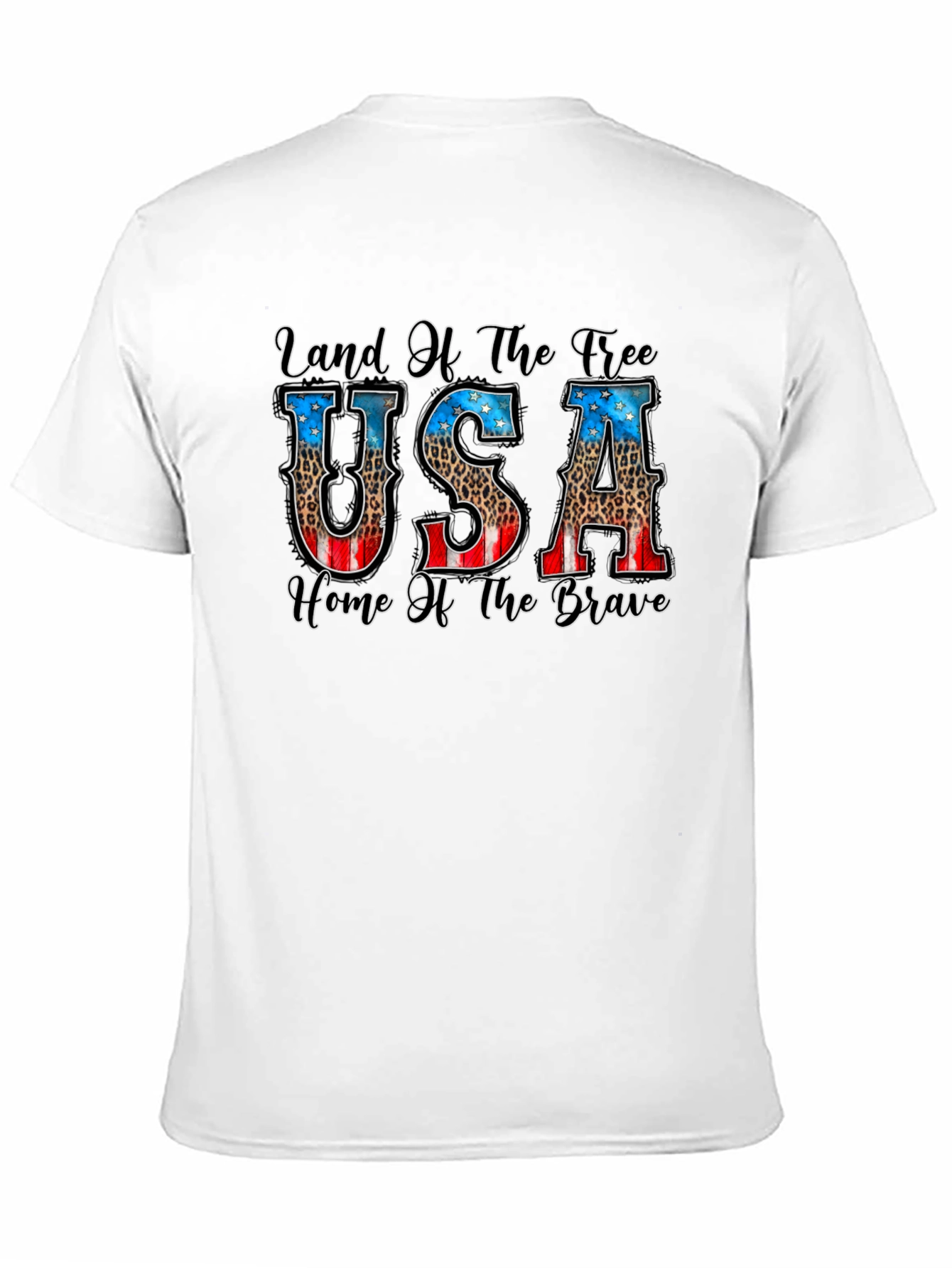 USA Land of the Free Graphic Tee