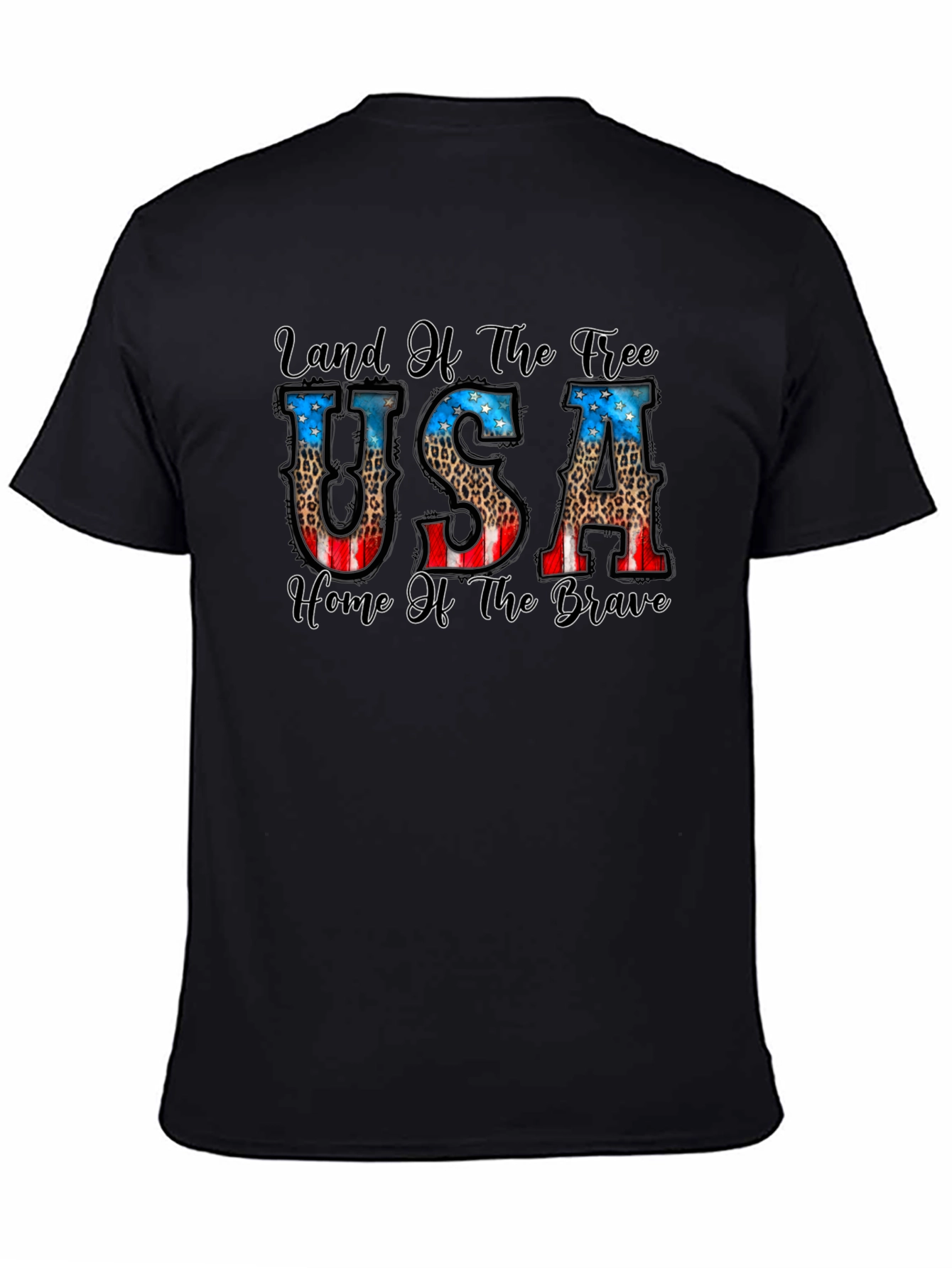 USA Land of the Free Graphic Tee