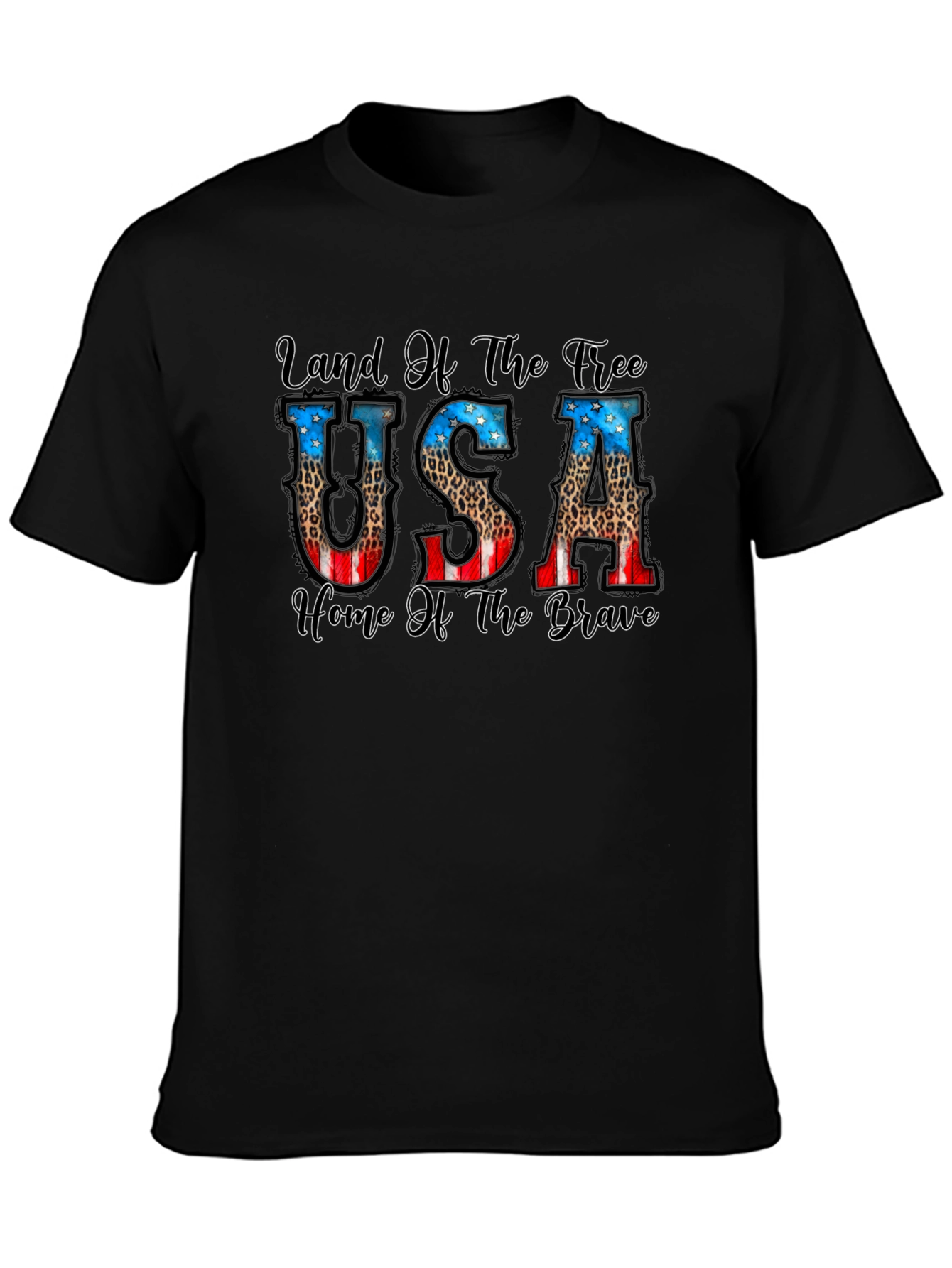 USA Land of the Free Graphic Tee