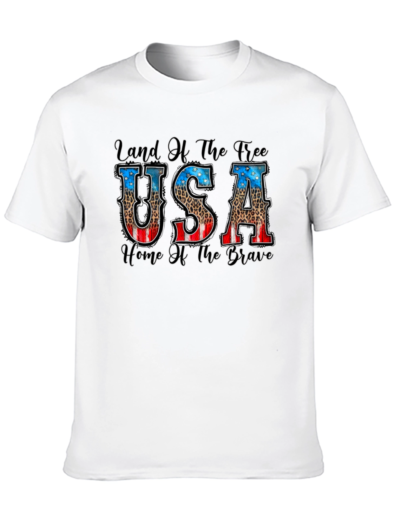 USA Land of the Free Graphic Tee