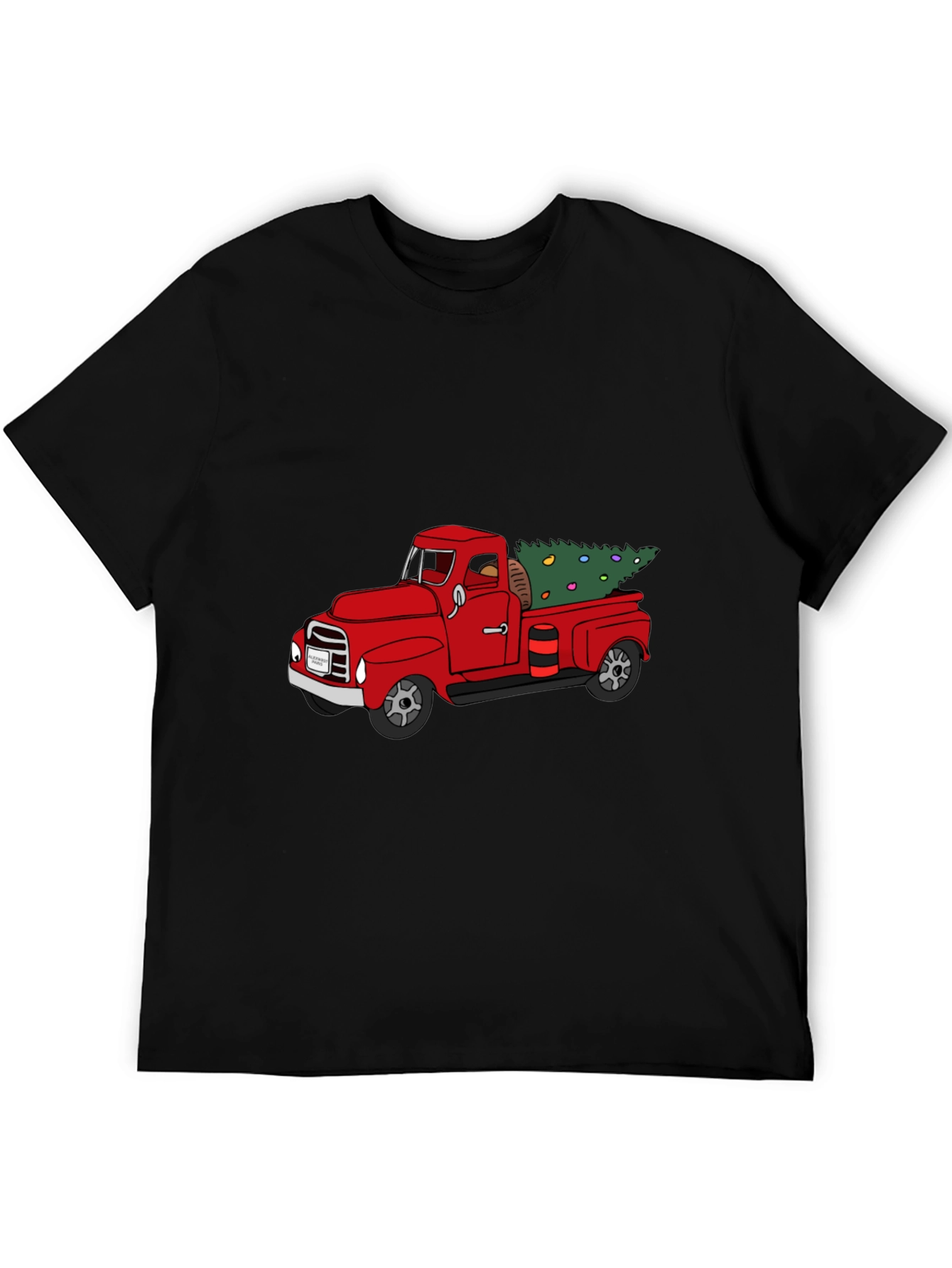 Red Truck Christmas Tree T-Shirt