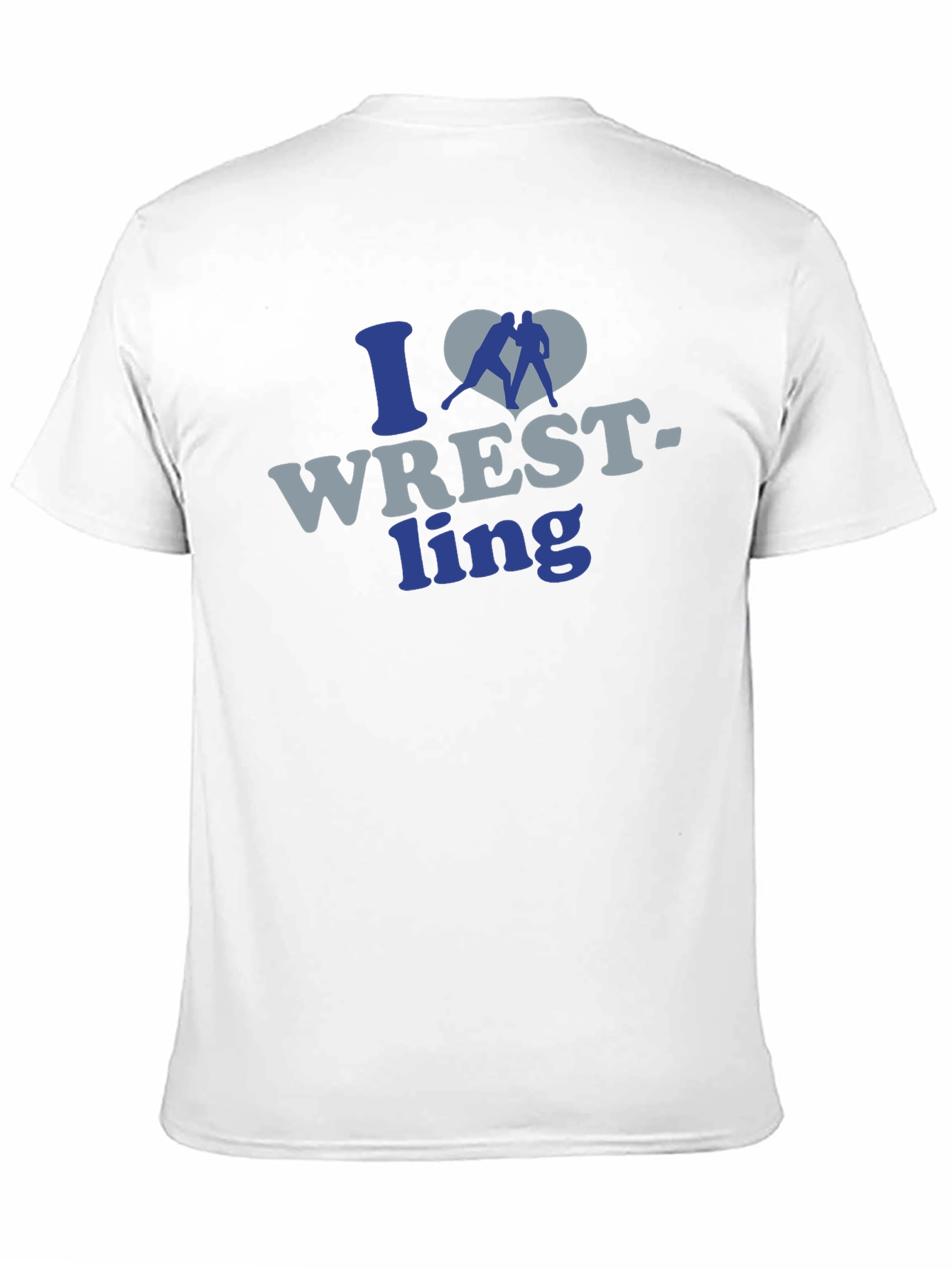I Love Wrestling Graphic T-Shirt - Mens Black Tee