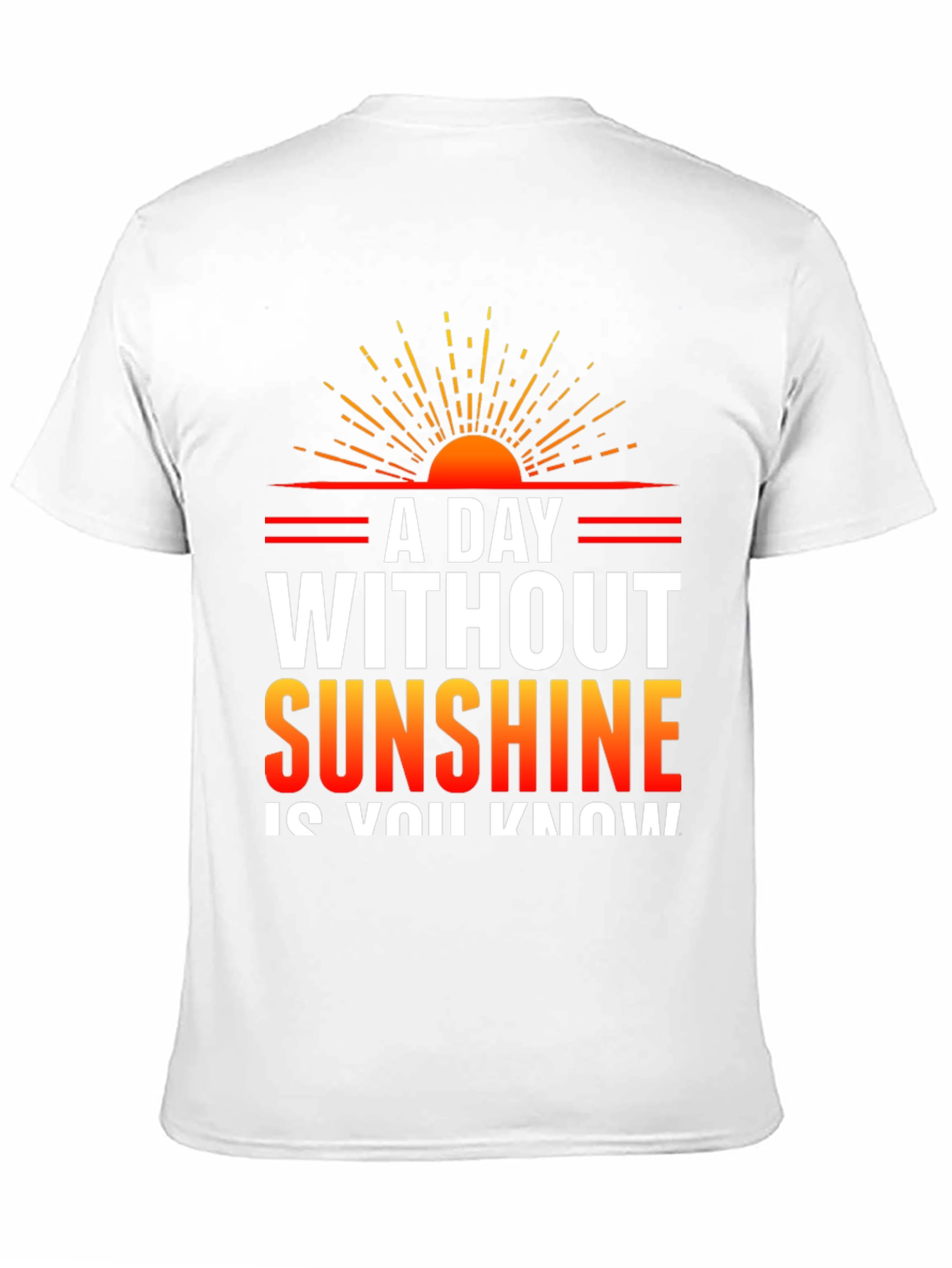 Sunshine Graphic T-Shirt - Mens Black Tee