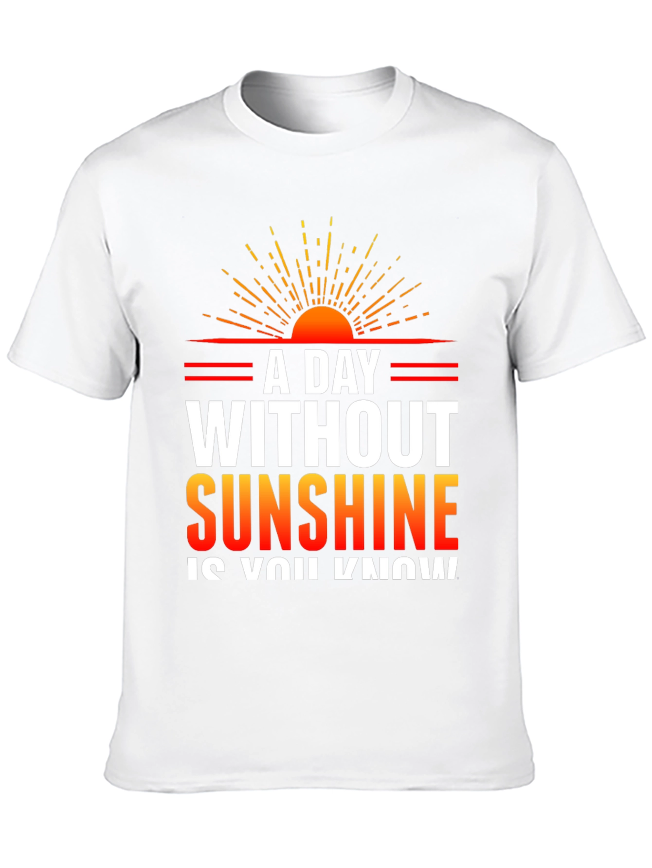 Sunshine Graphic T-Shirt - Mens Black Tee