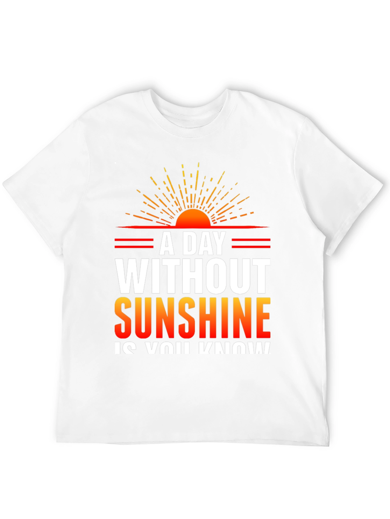 Sunshine Graphic T-Shirt - Mens Black Tee