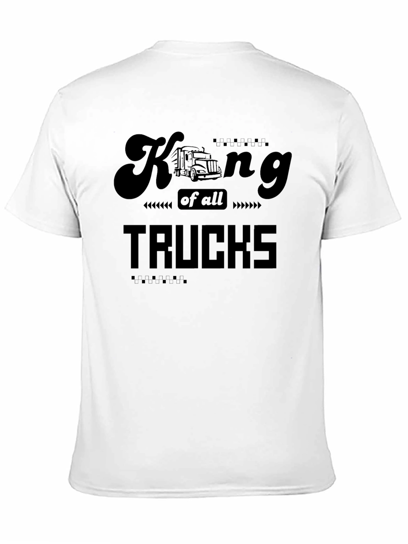 King of All Trucks Black T-Shirt