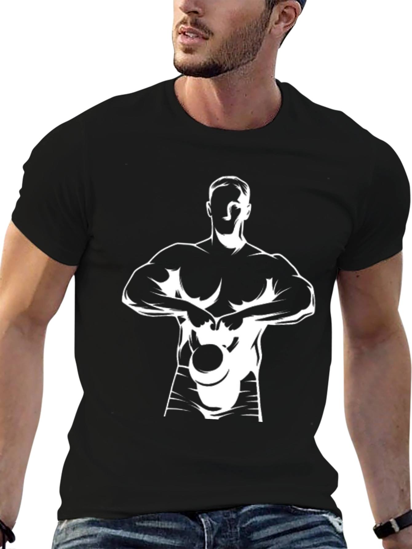 Graphic T-Shirt: Kettlebell Workout Design