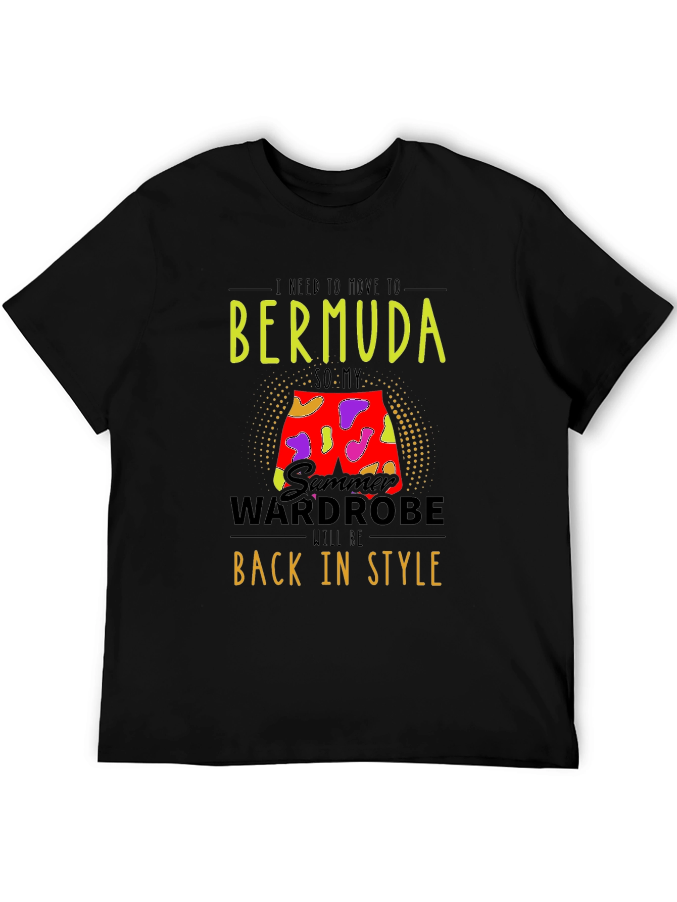 Bermuda Summer Wardrobe Mens T-Shirt