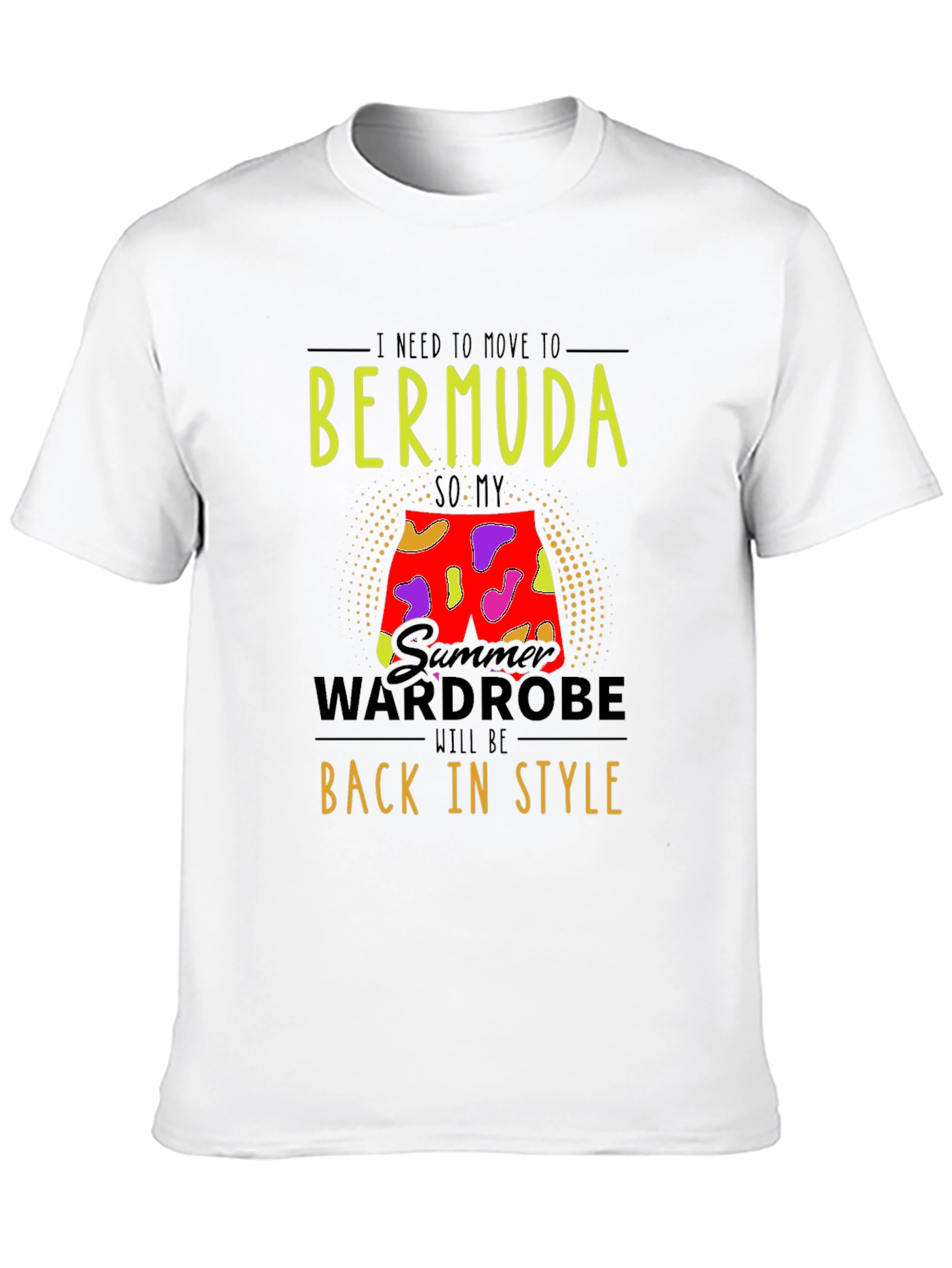 Bermuda Summer Wardrobe Mens T-Shirt